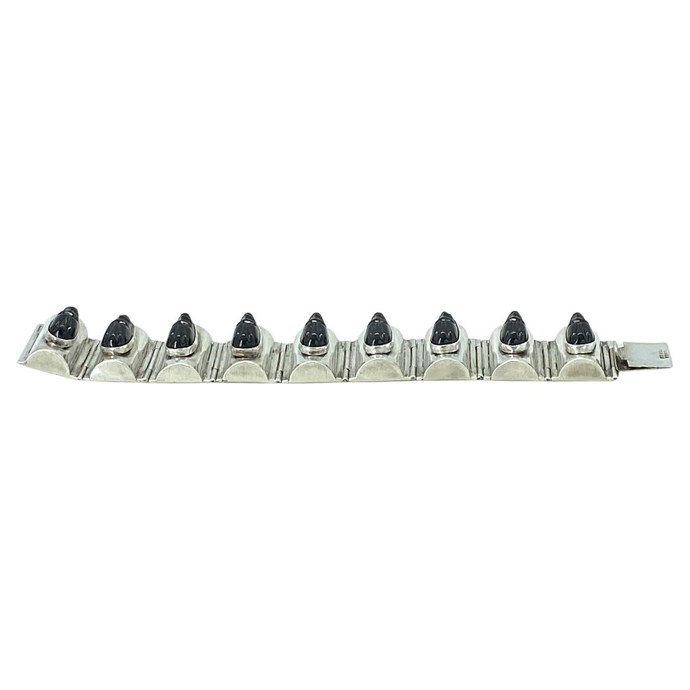 México Pulsera de plata con caras aztecas en Bueno estado para la venta en Atlanta, GA