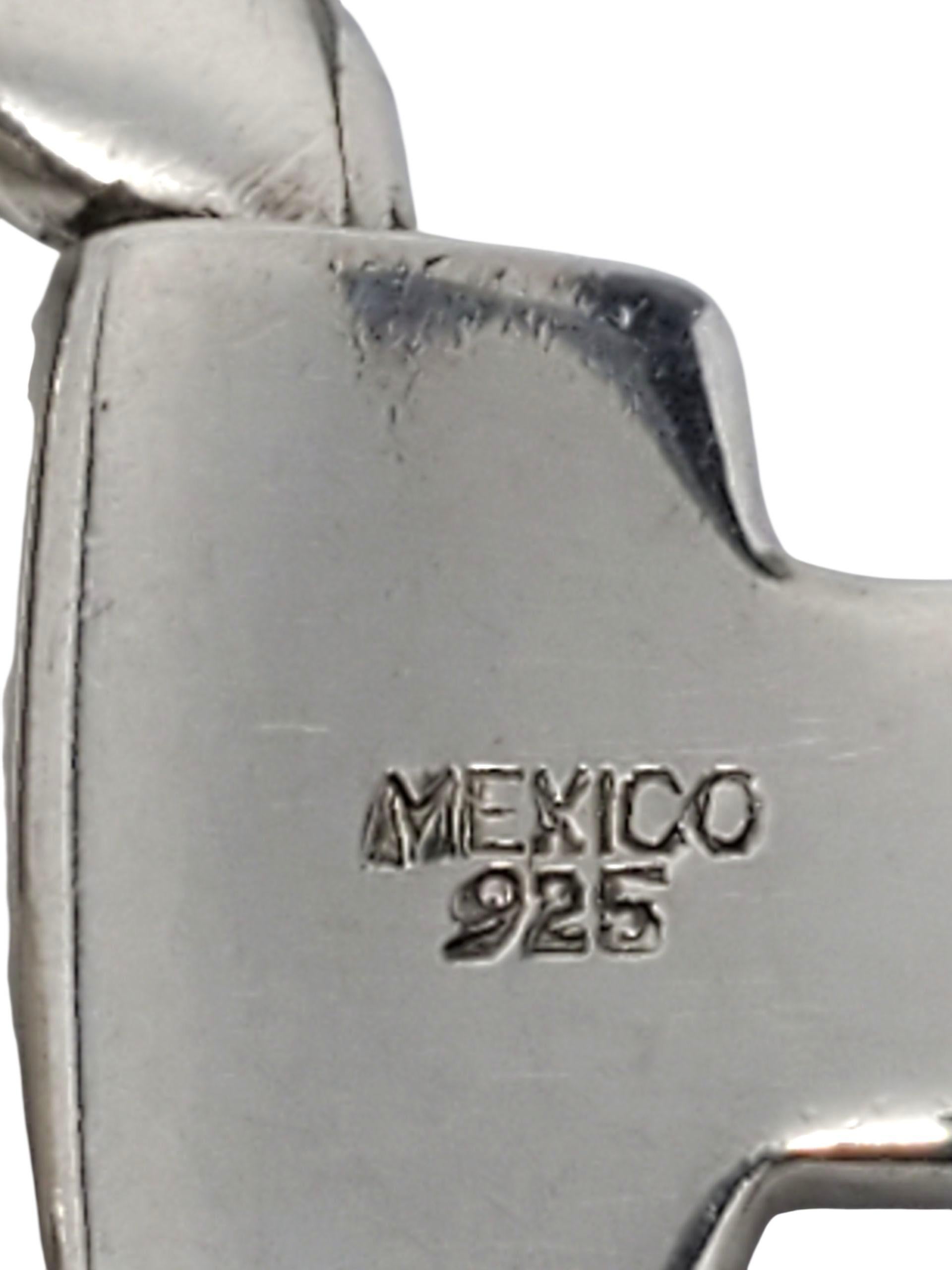 De las mujeres México Plata de Ley Pulsera de Eslabones Mordedura de Caballo #22528