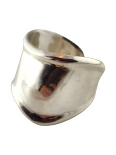 Mexico Sterling Silver Left Wrist Bone Cuff Bracelet #18596