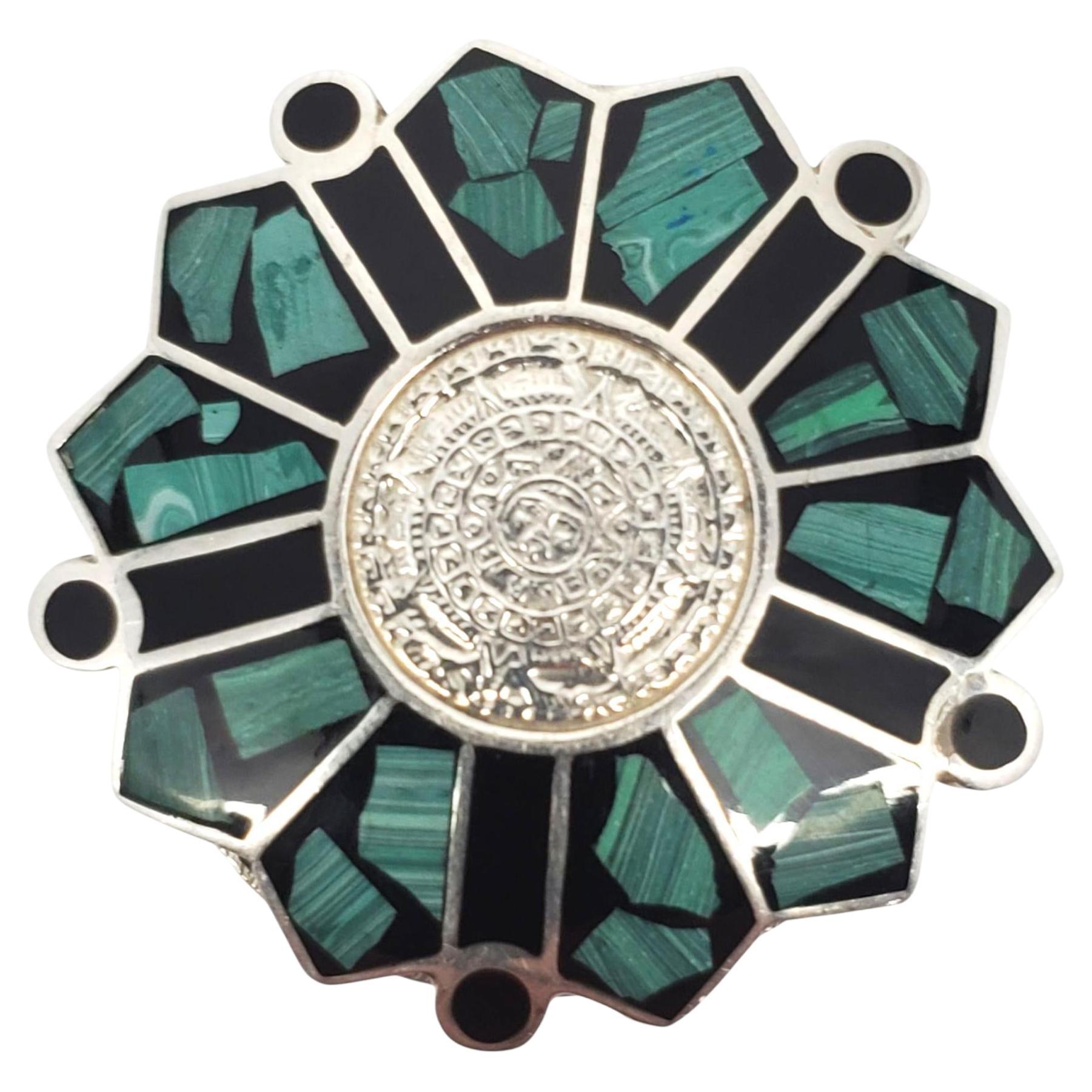 Scatola per gingilli in argento sterling con intarsi a mosaico #22635 in vendita