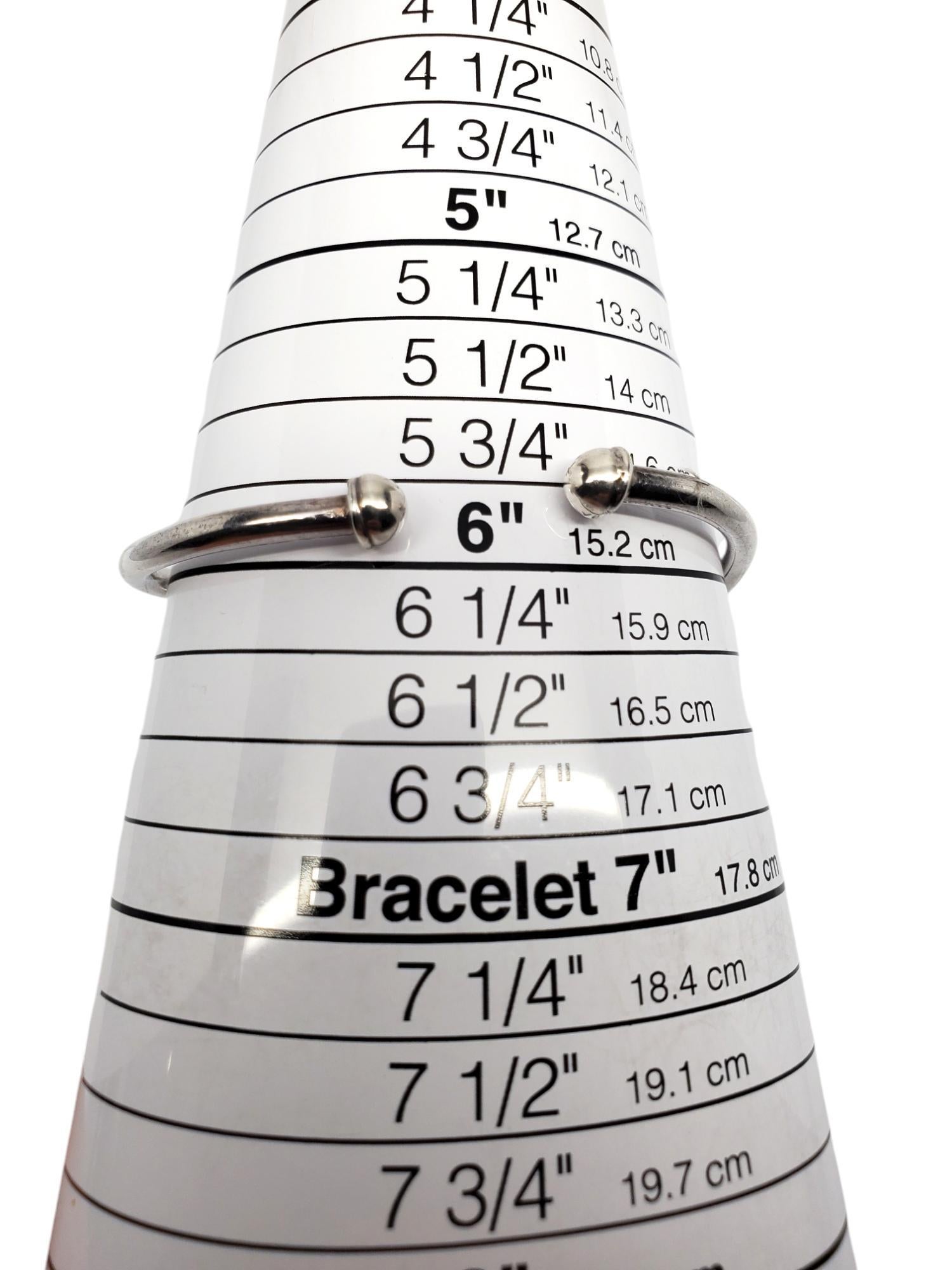 Mexikanisches Sterlingsilber Wirbel-Manschettenarmband #20596 im Angebot 1