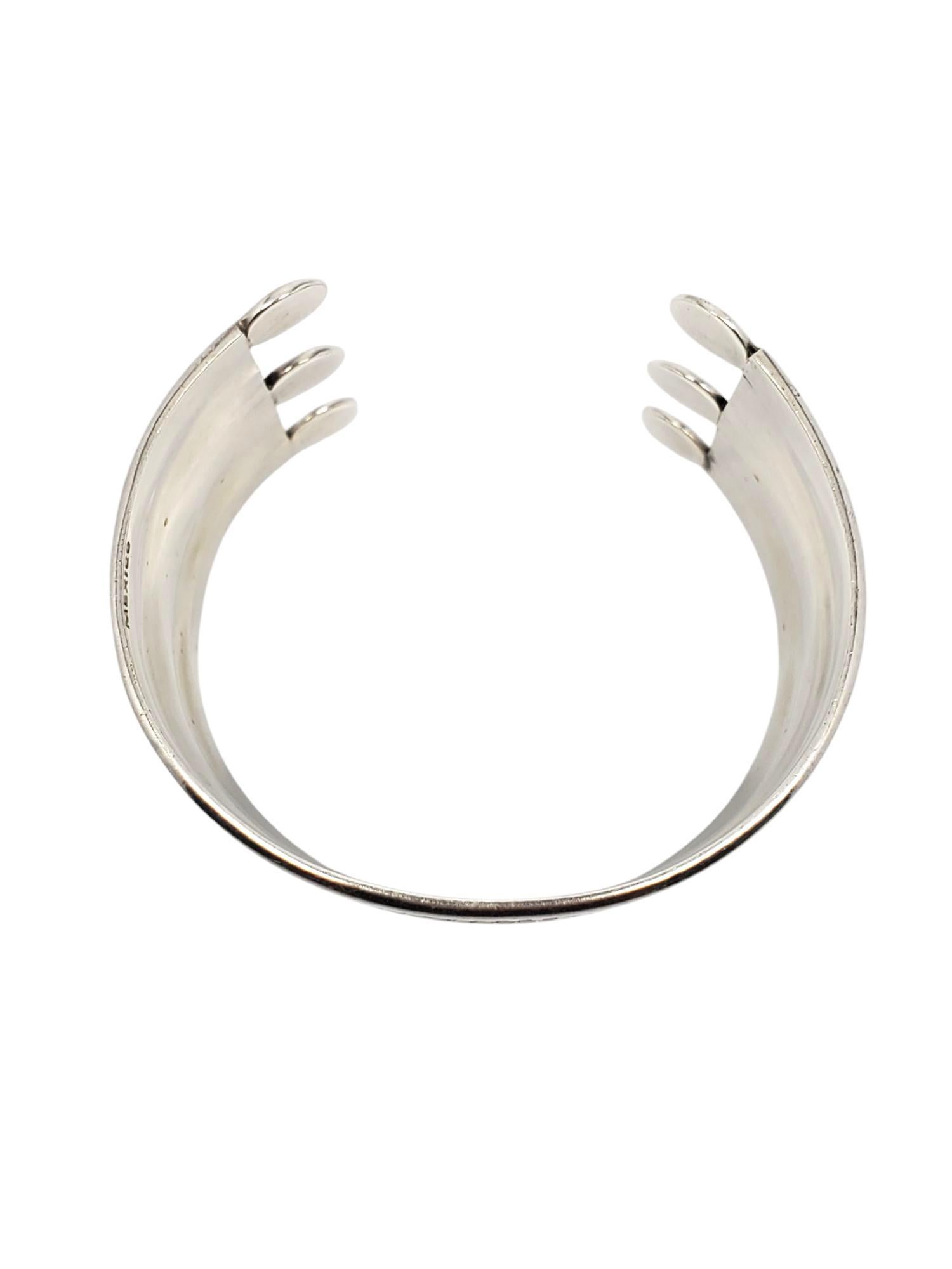 Donna Bracciale largo in argento 925 Messico #21153 in vendita