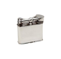 Mexico Taxco 1940 Unique Lift Arm Petrol Lighter in Solid .925 Sterling Silver
