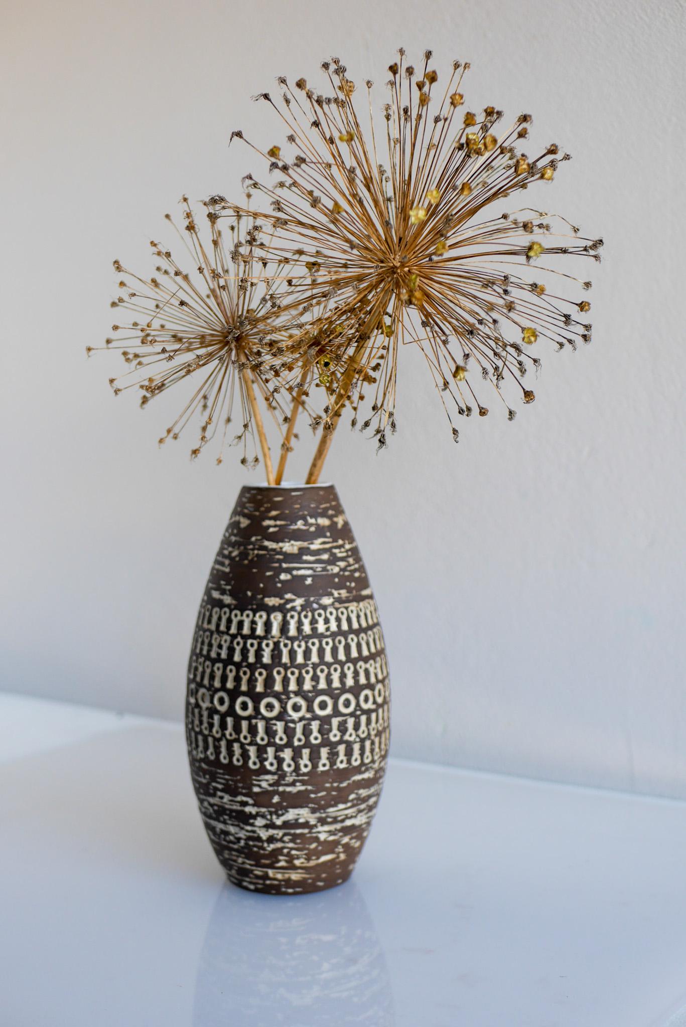Mid-Century moderno Vaso 'Mexico' di Mari Simmulson per Upsala Ekeby, Svezia in vendita