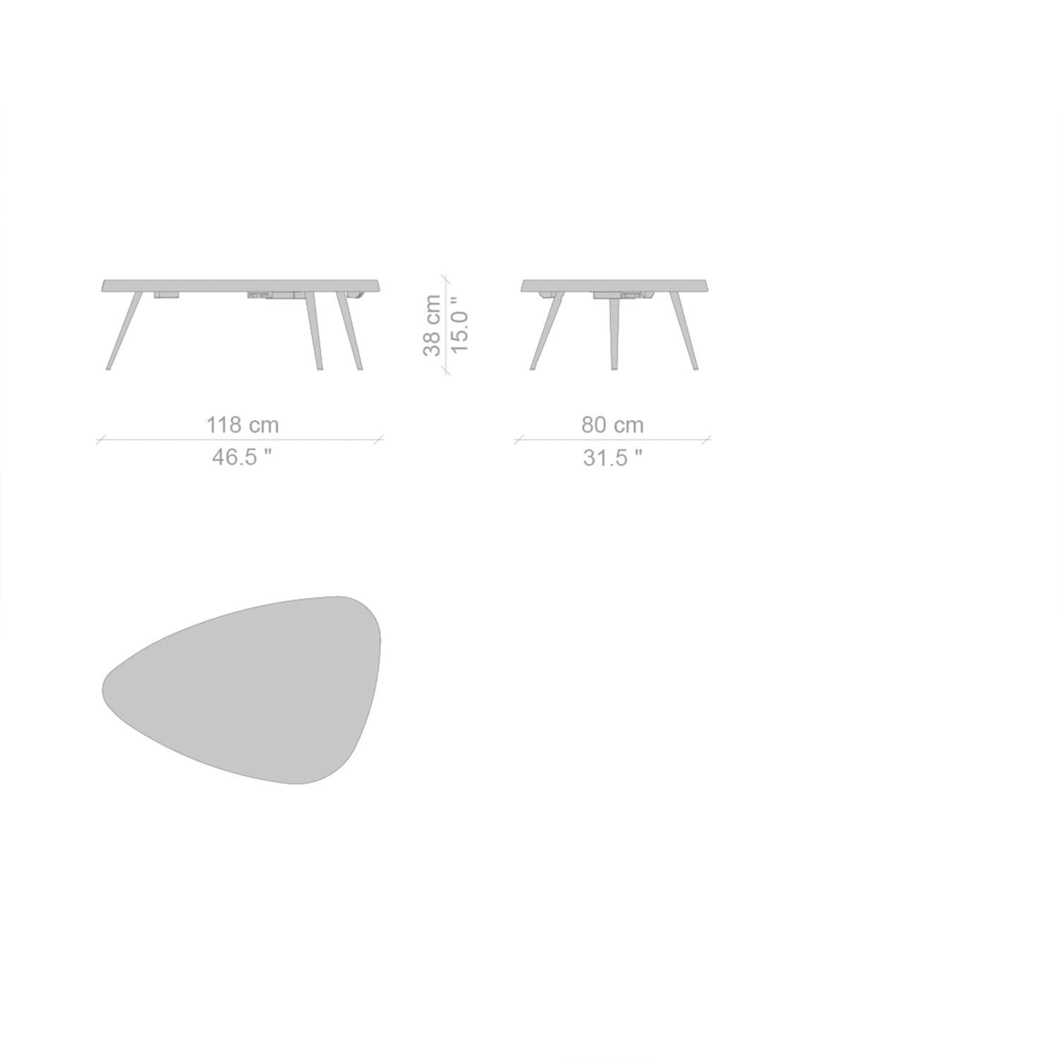 XXIe siècle et contemporain Table à café Mexique PRO, par Charlotte Perriand pour Cassina en vente