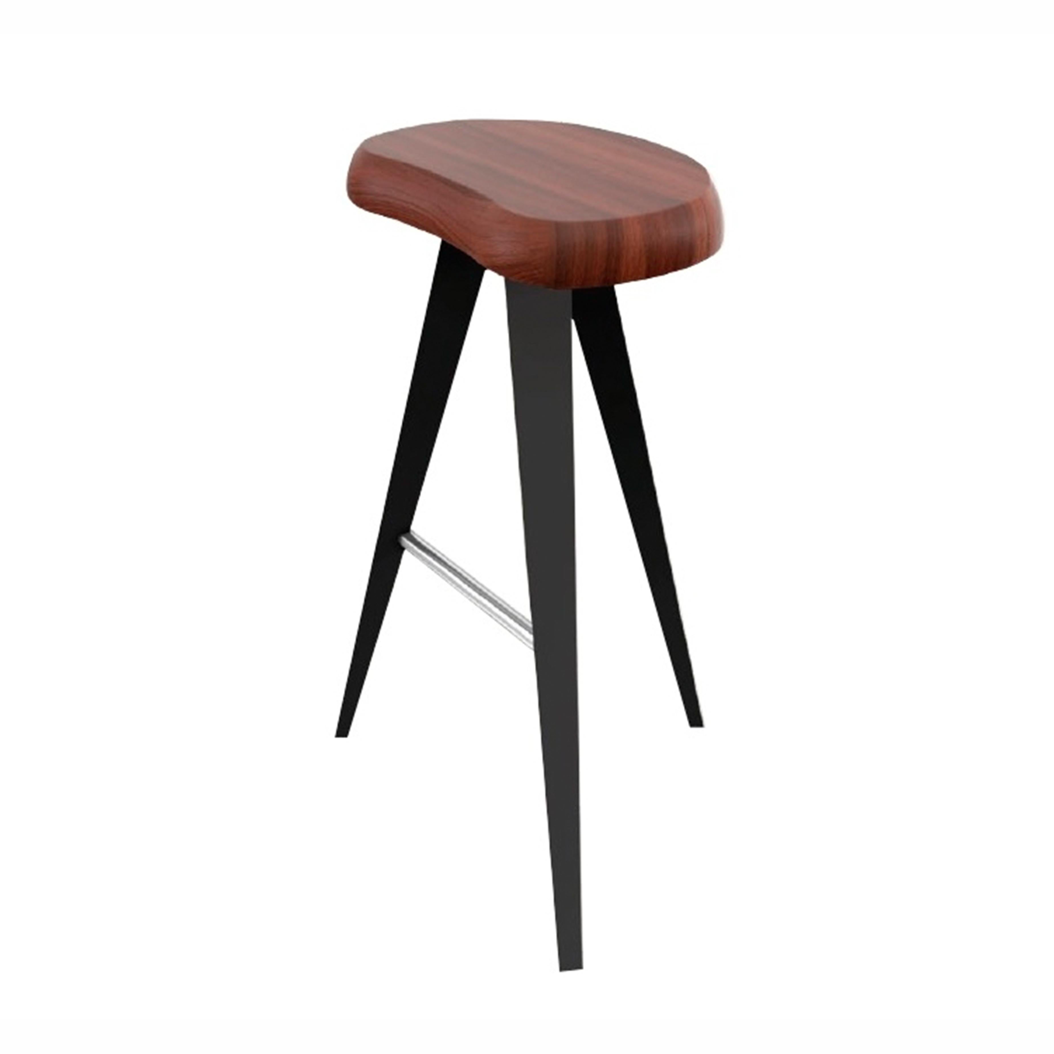 Mid-Century Modern Mexique Stool by Charlotte Perriand for Cassina 
