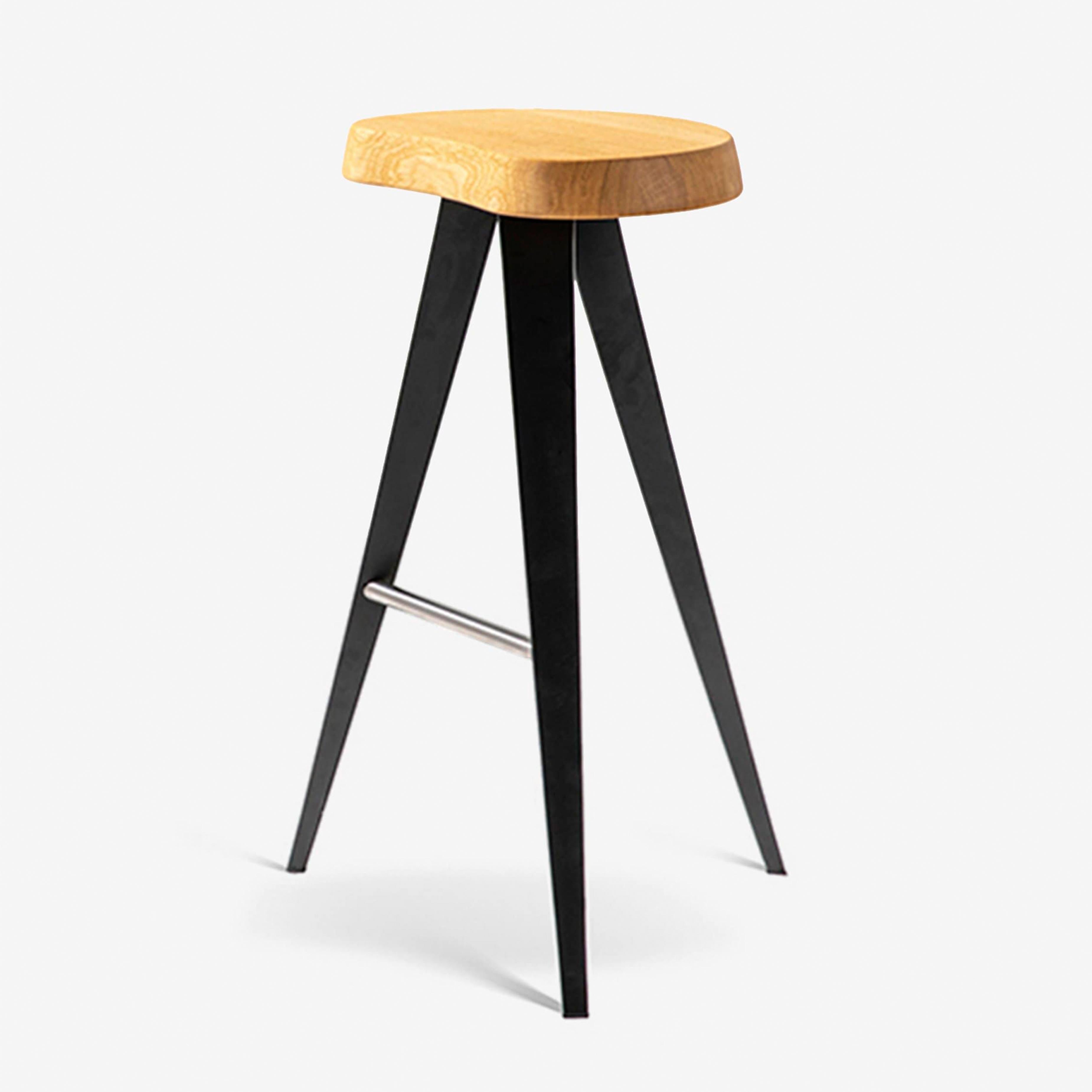 Italian Mexique Stool by Charlotte Perriand for Cassina