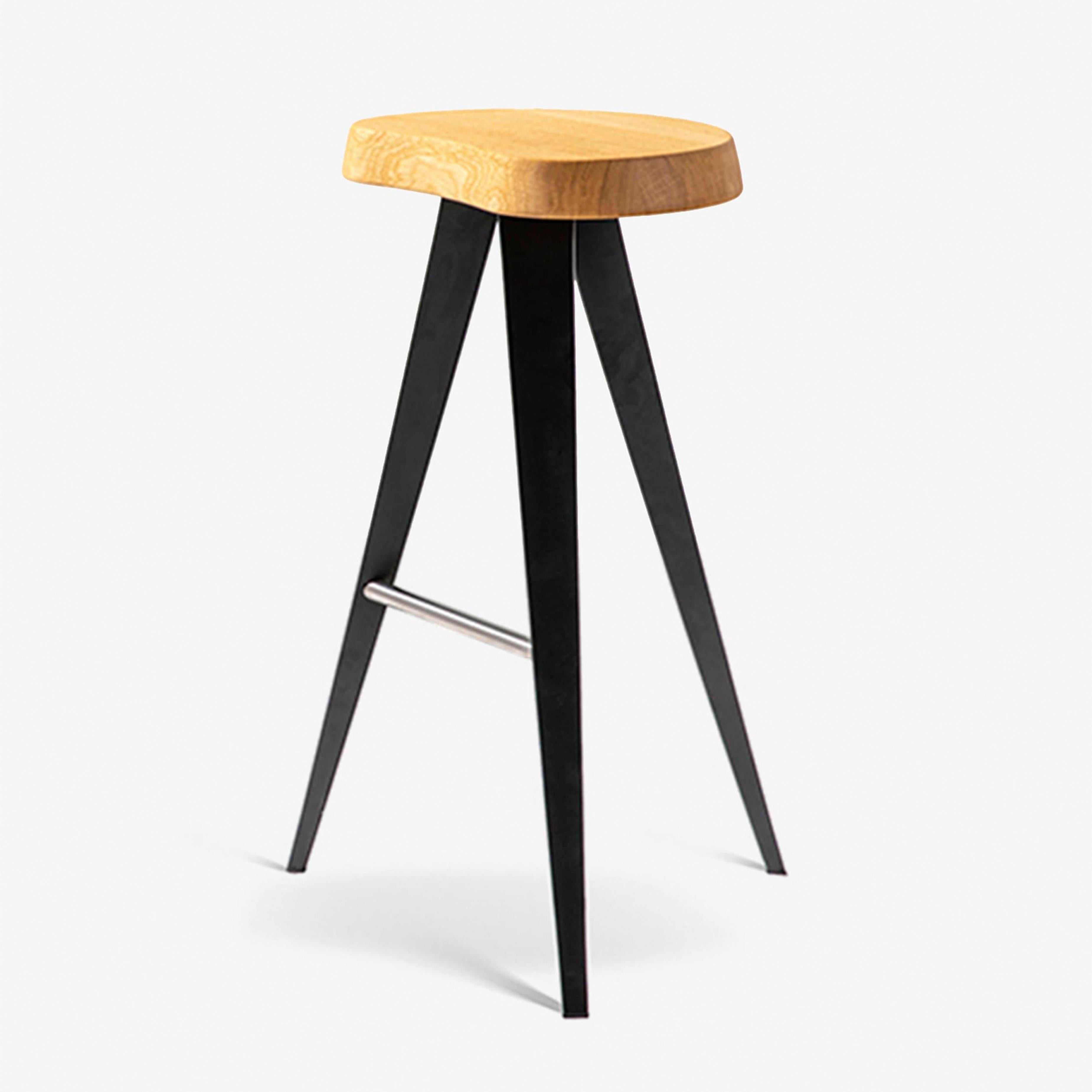 Italian Mexique Stool by Charlotte Perriand for Cassina For Sale