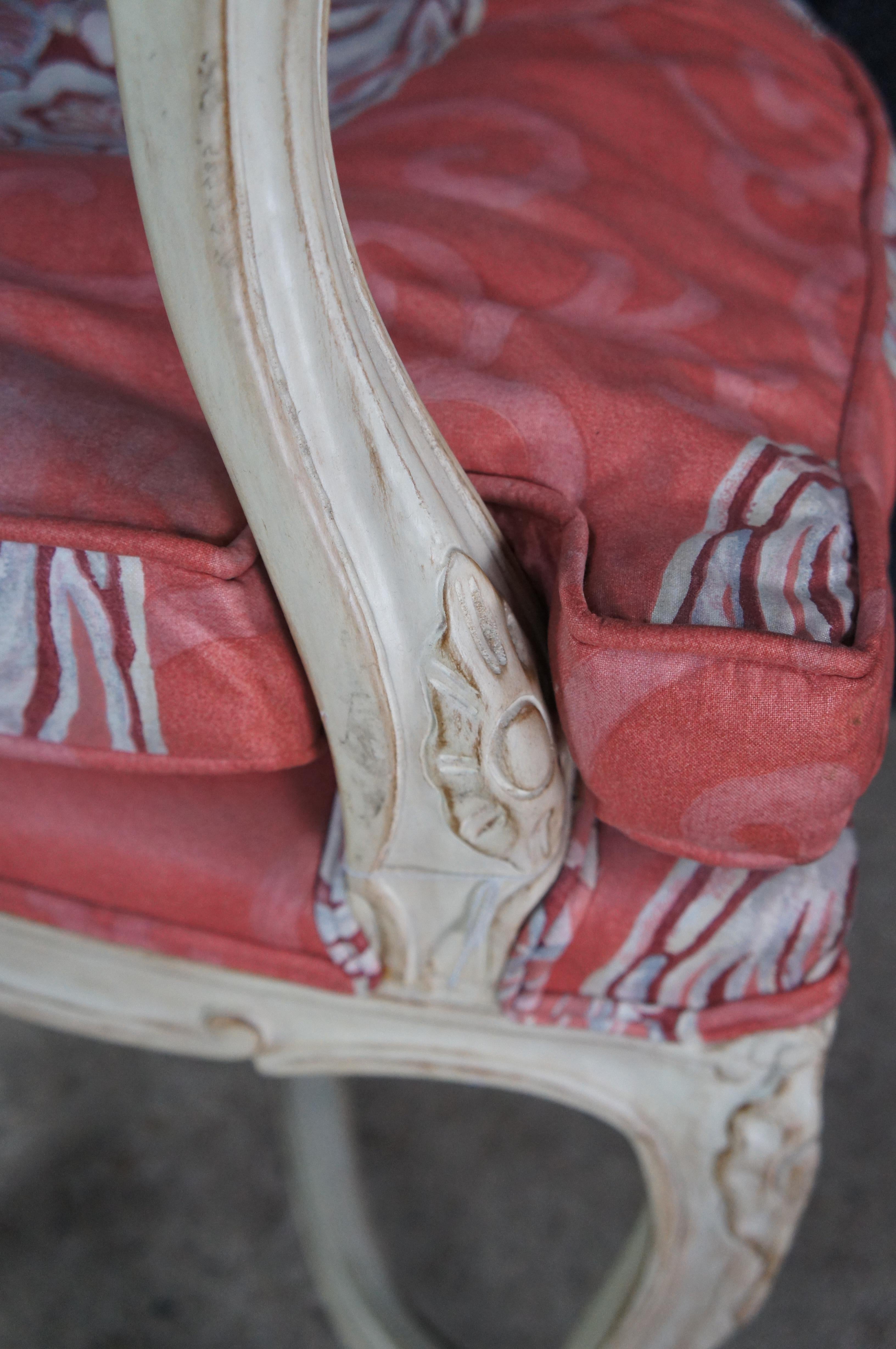 Meyer Gunther Martini French Provincial Louis XV Chinoiserie Arm Chair For Sale 5