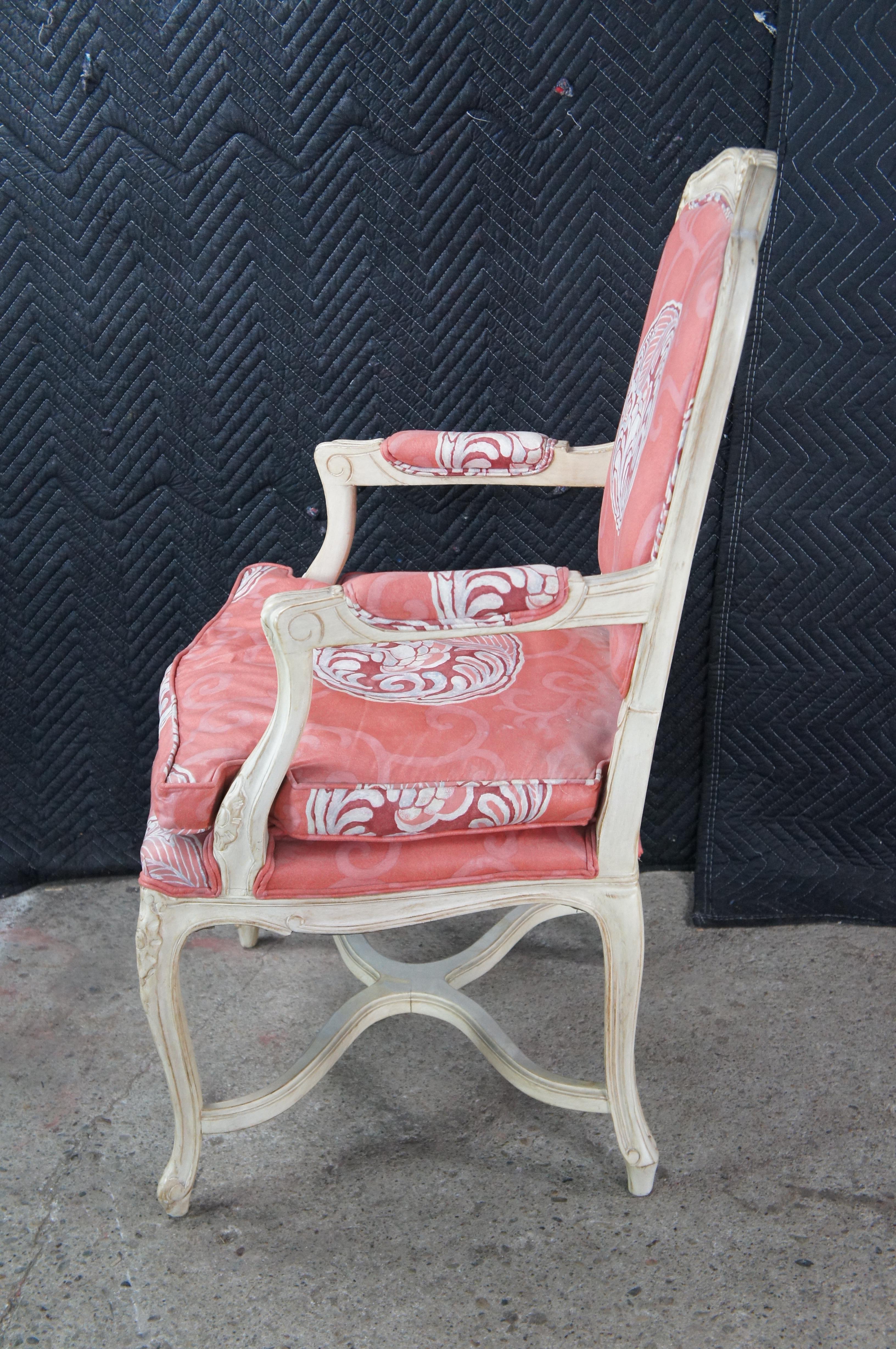 Meyer Gunther Martini French Provincial Louis XV Chinoiserie Arm Chair For Sale 2