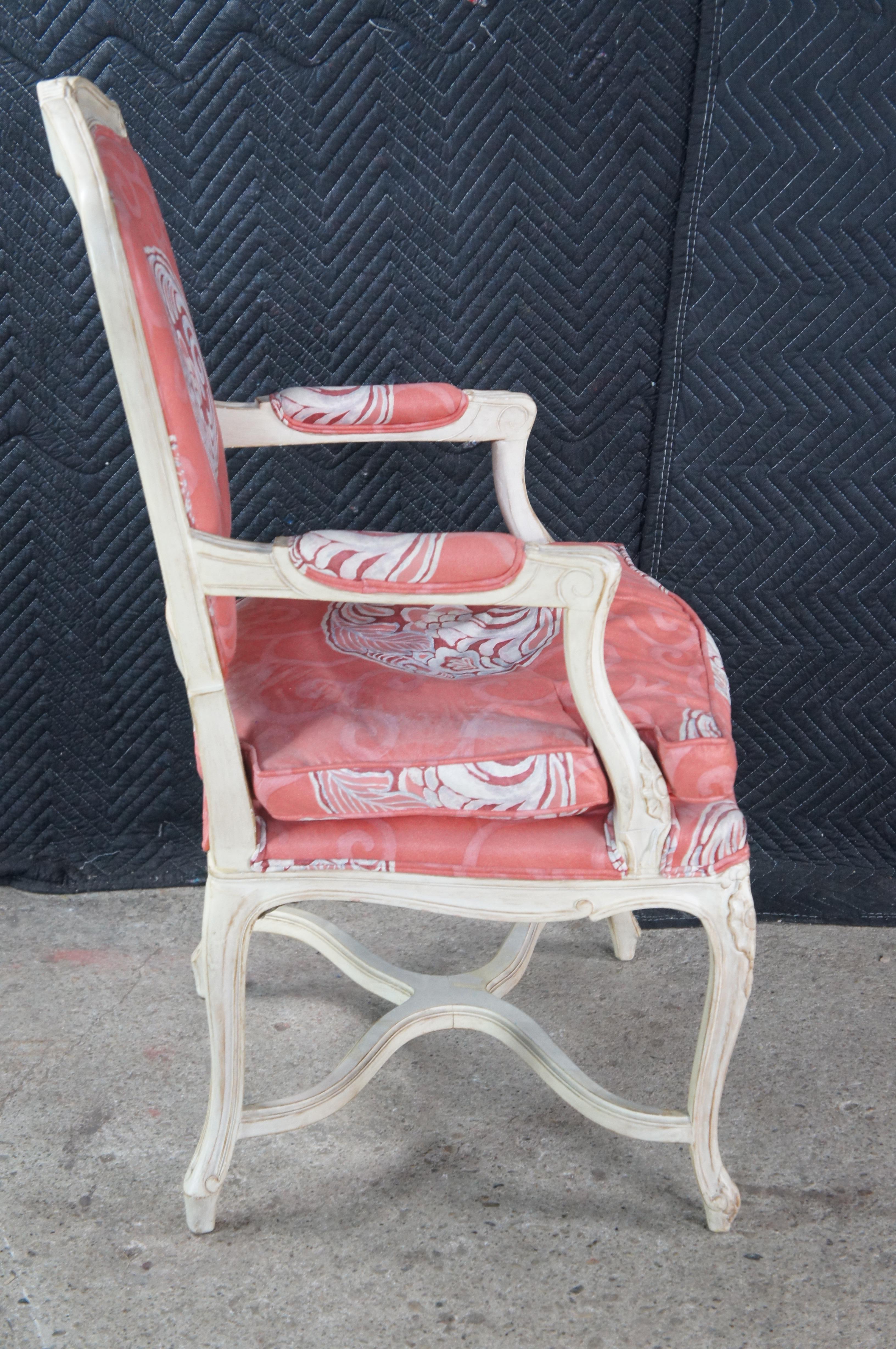 Meyer Gunther Martini French Provincial Louis XV Chinoiserie Arm Chair For Sale 4