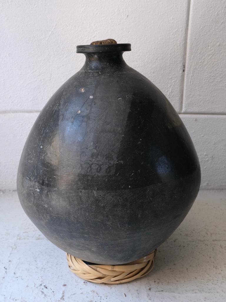 Mexican Mezcal Ceramic Jar from Oaxaca, 1950's