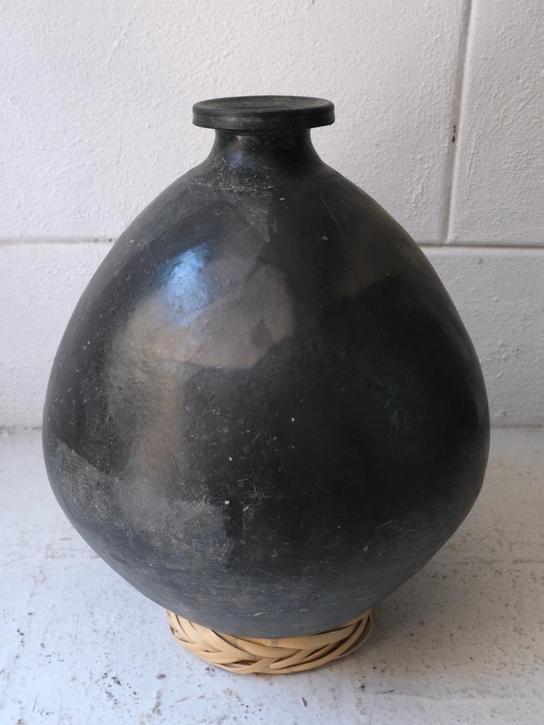 Hand-Crafted Mezcal Ceramic Jar from Oaxaca, 1950's