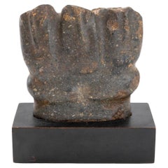 Mezcala Pre-Columbian Dreiköpfige Steinfigur