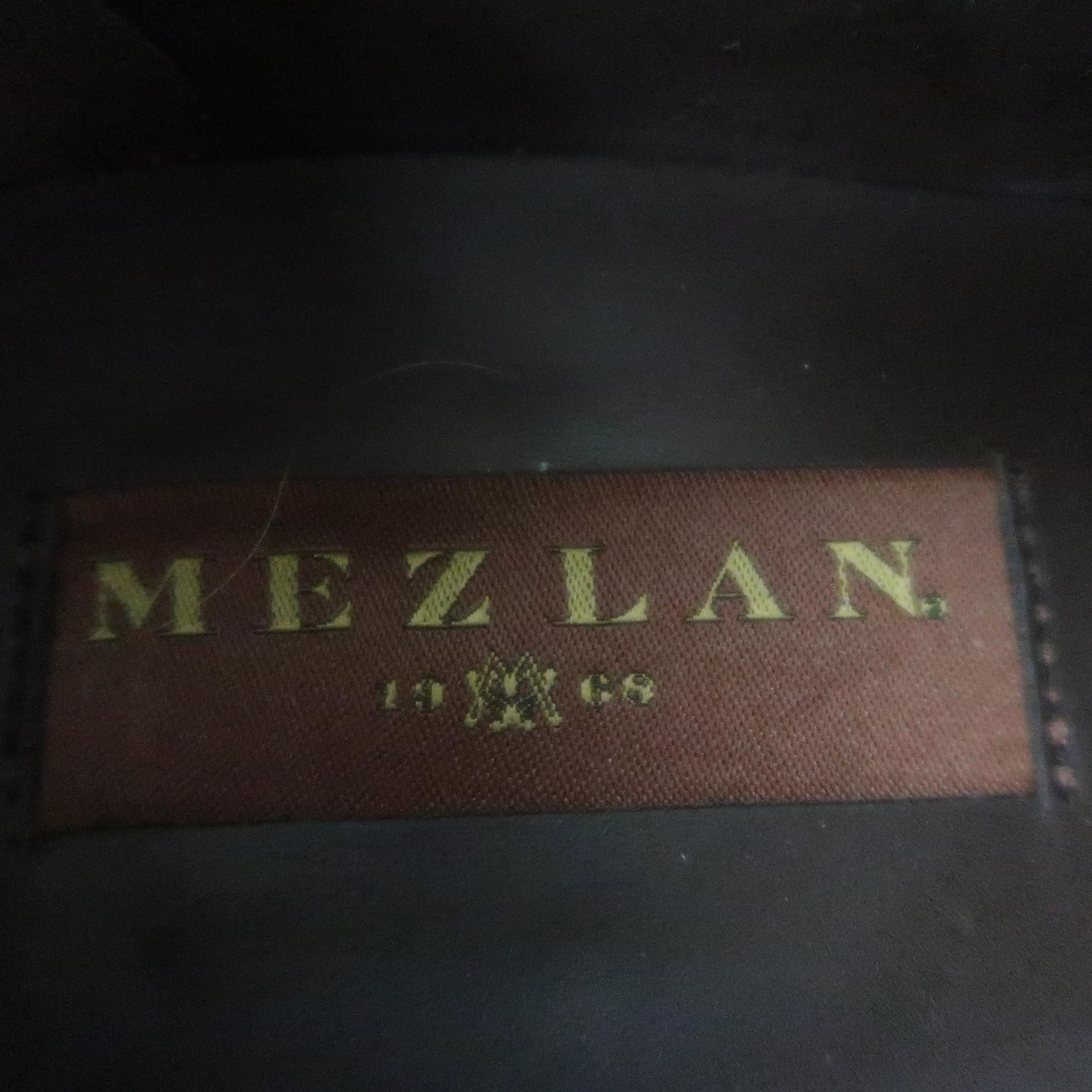 MEZLAN Size 9 Brown Textured Lace Up Lace Up Shoes In Excellent Condition In San Francisco, CA
