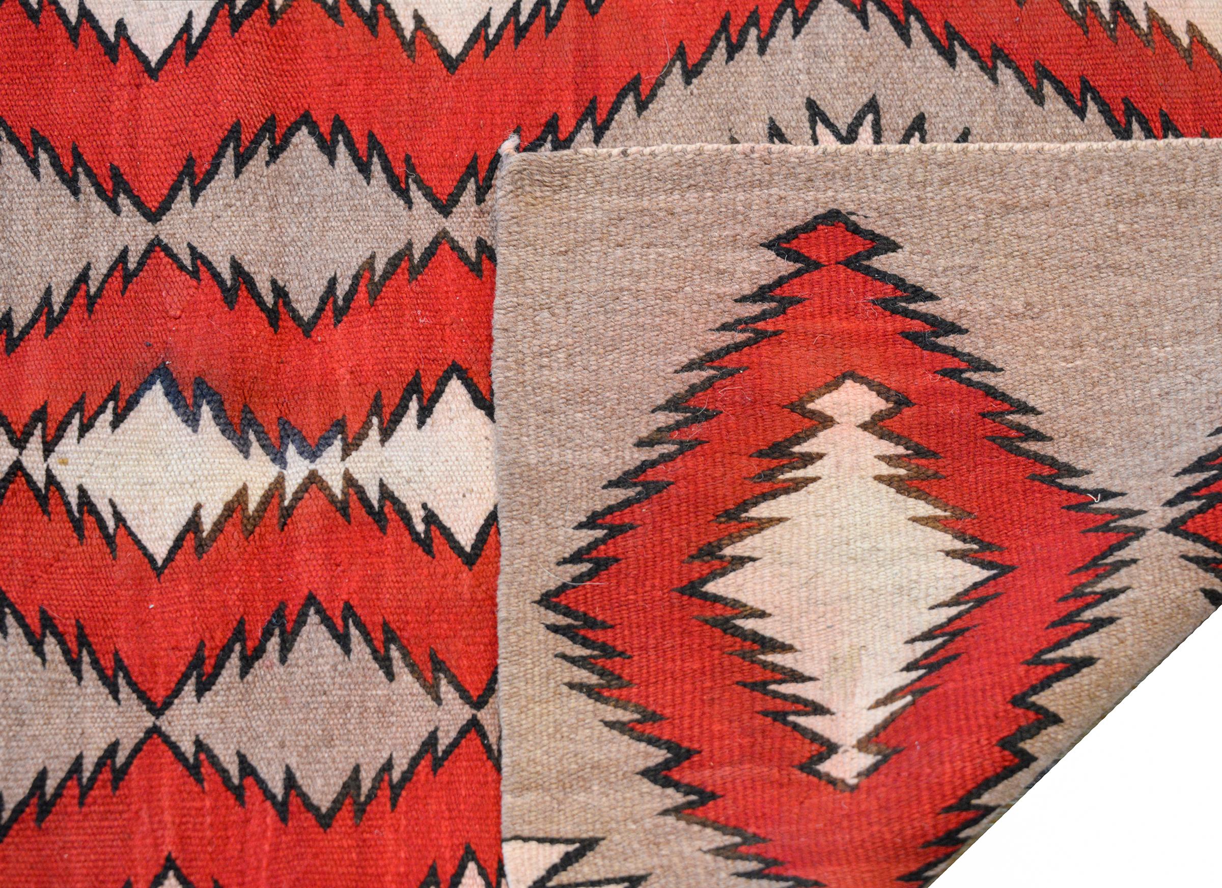 Mesmerizing Early 20th Century Navajo Rug 2