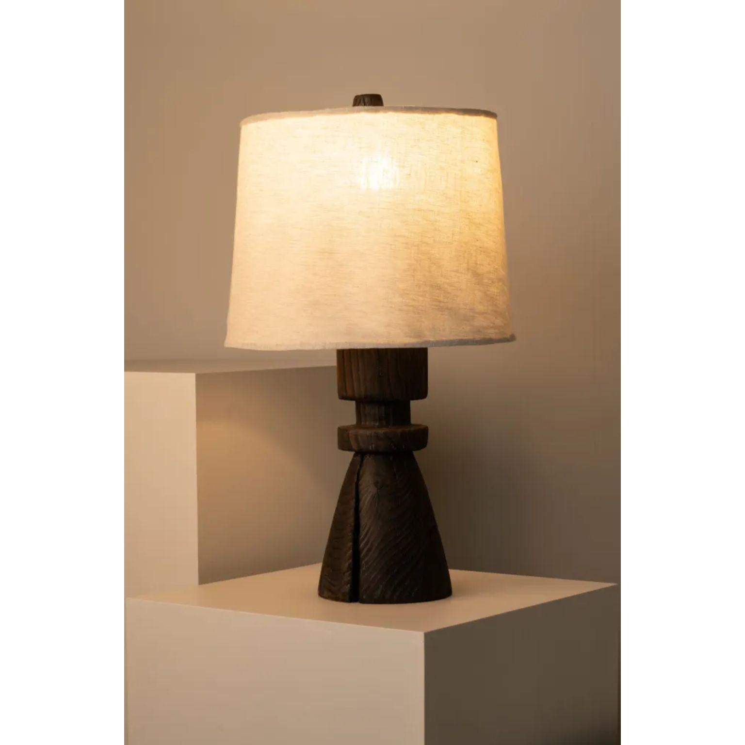 Post-Modern Mezquite Table Lamp by Isabel Moncada For Sale