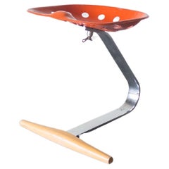 Taburete Mezzadro de Achille and Pier Giacomo Castiglioni para Zanotta, años 70