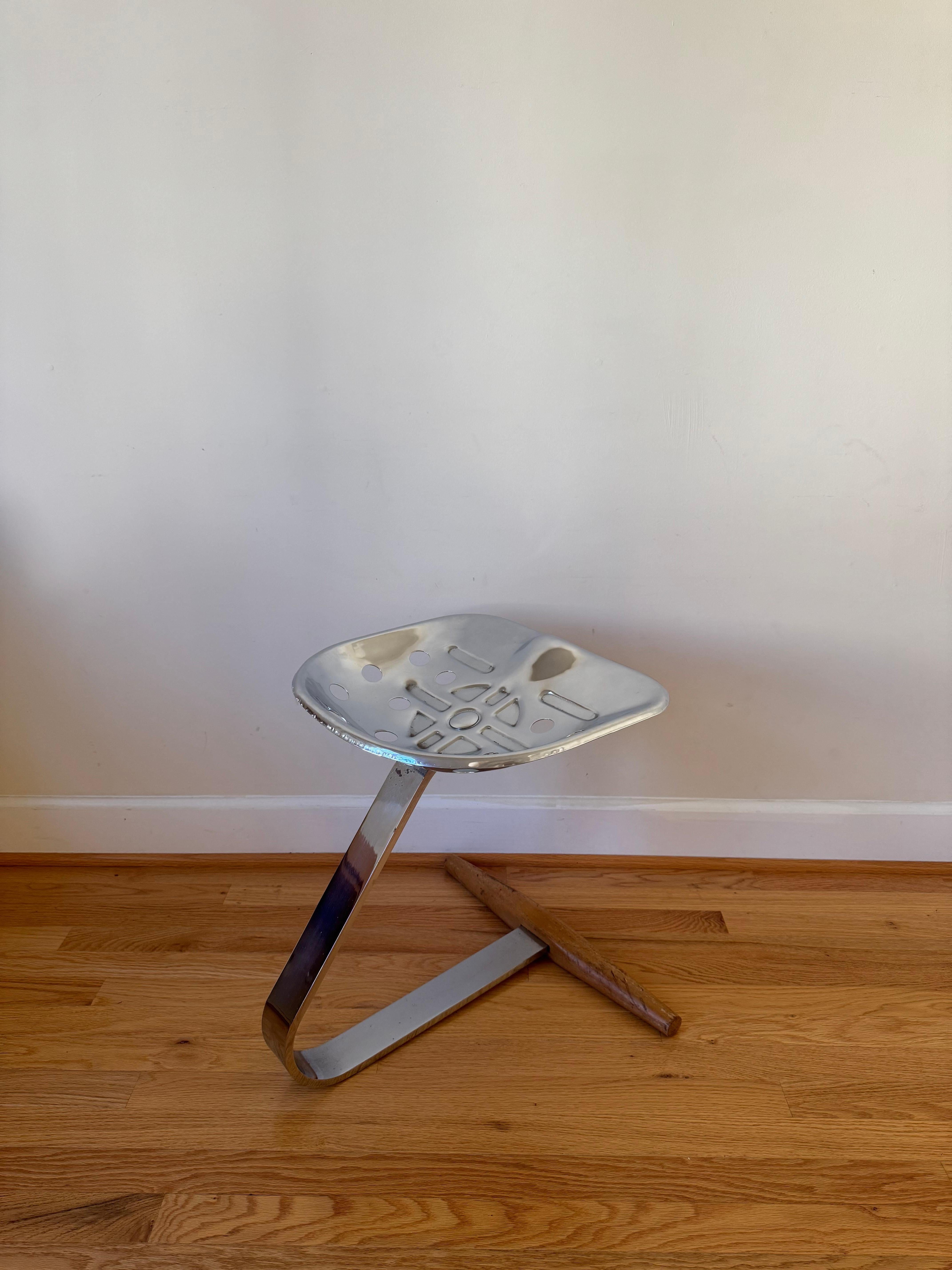 Der Mezzadro-Hocker wurde 1957 für die Ausstellung 