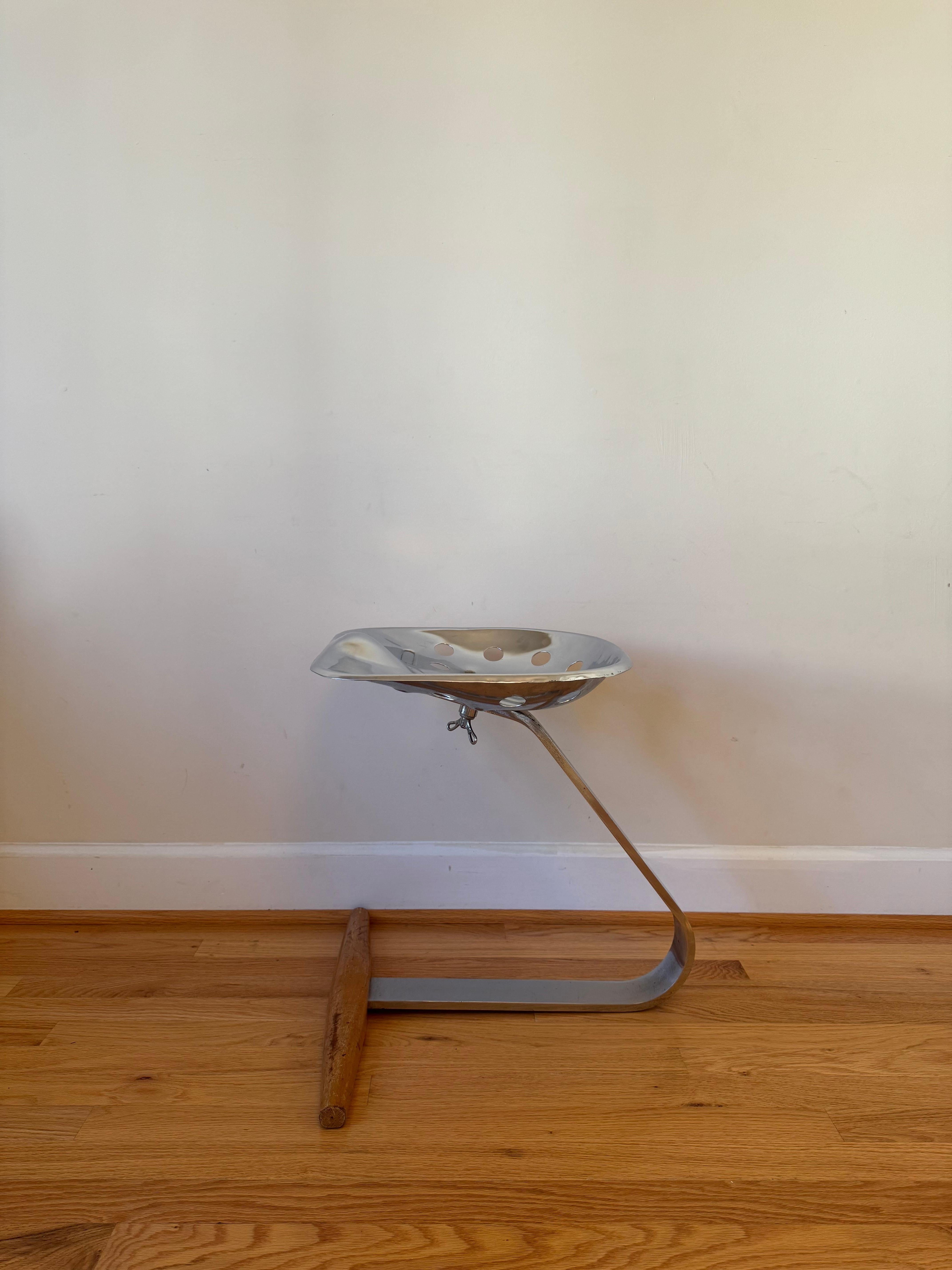 Mezzadro Hocker von Achille und Pier Giacomo Castiglioni für Zanotta (Metall) im Angebot