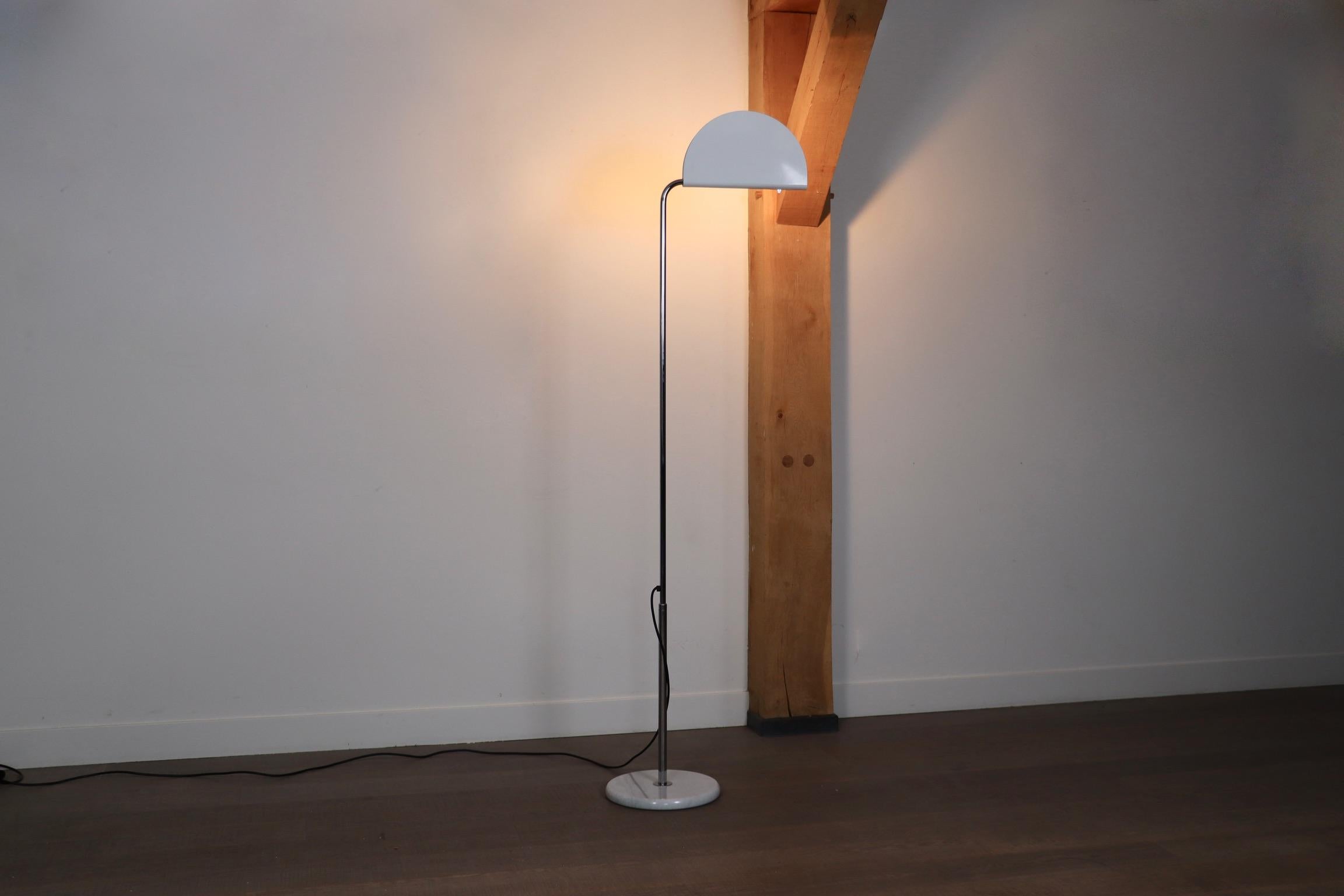 “Mezzaluna” Floor Lamp By Bruno Gecchelin For Skipper, Italy 1970s 5
