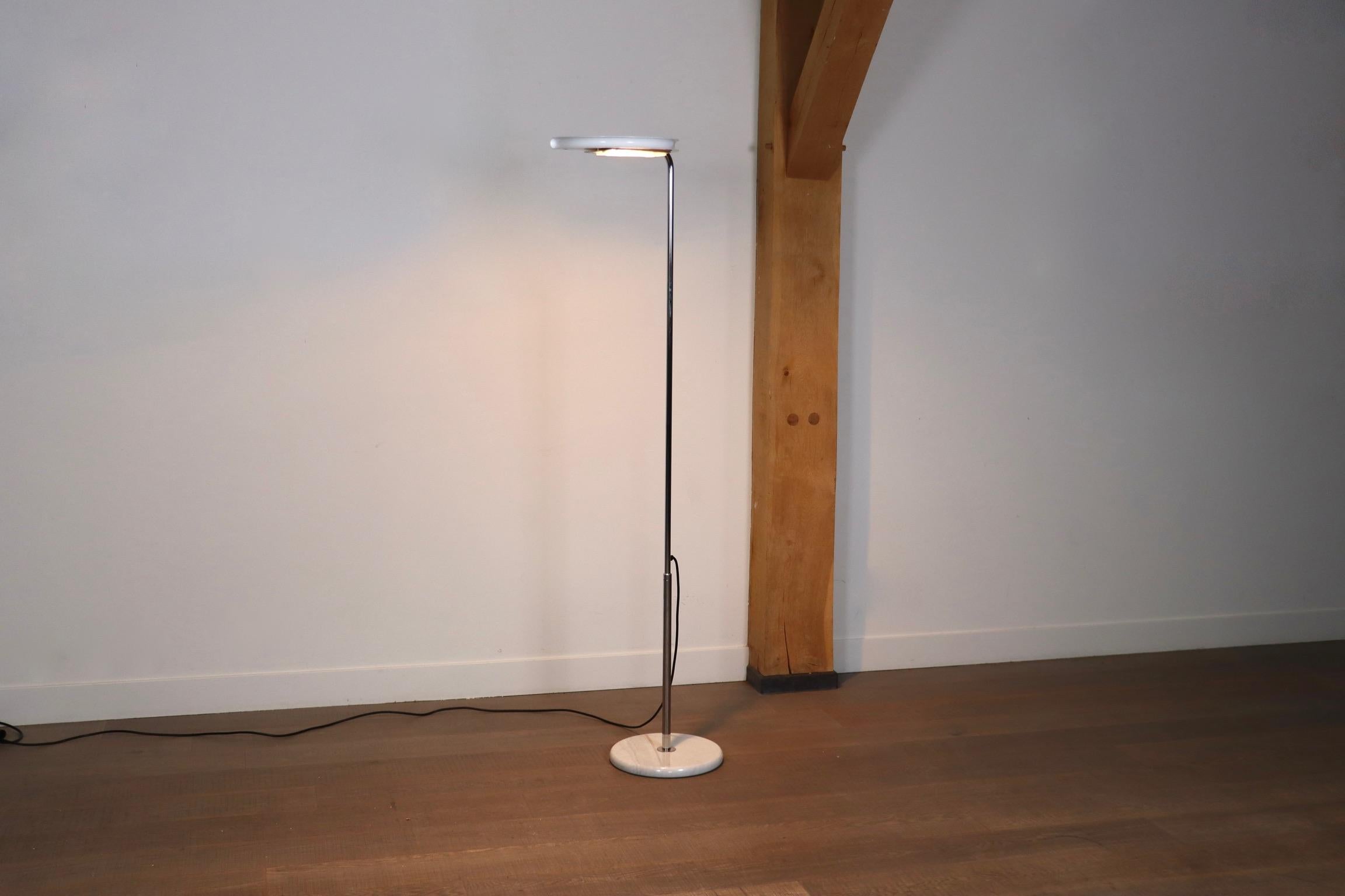 Late 20th Century “Mezzaluna” Floor Lamp By Bruno Gecchelin For Skipper, Italy 1970s