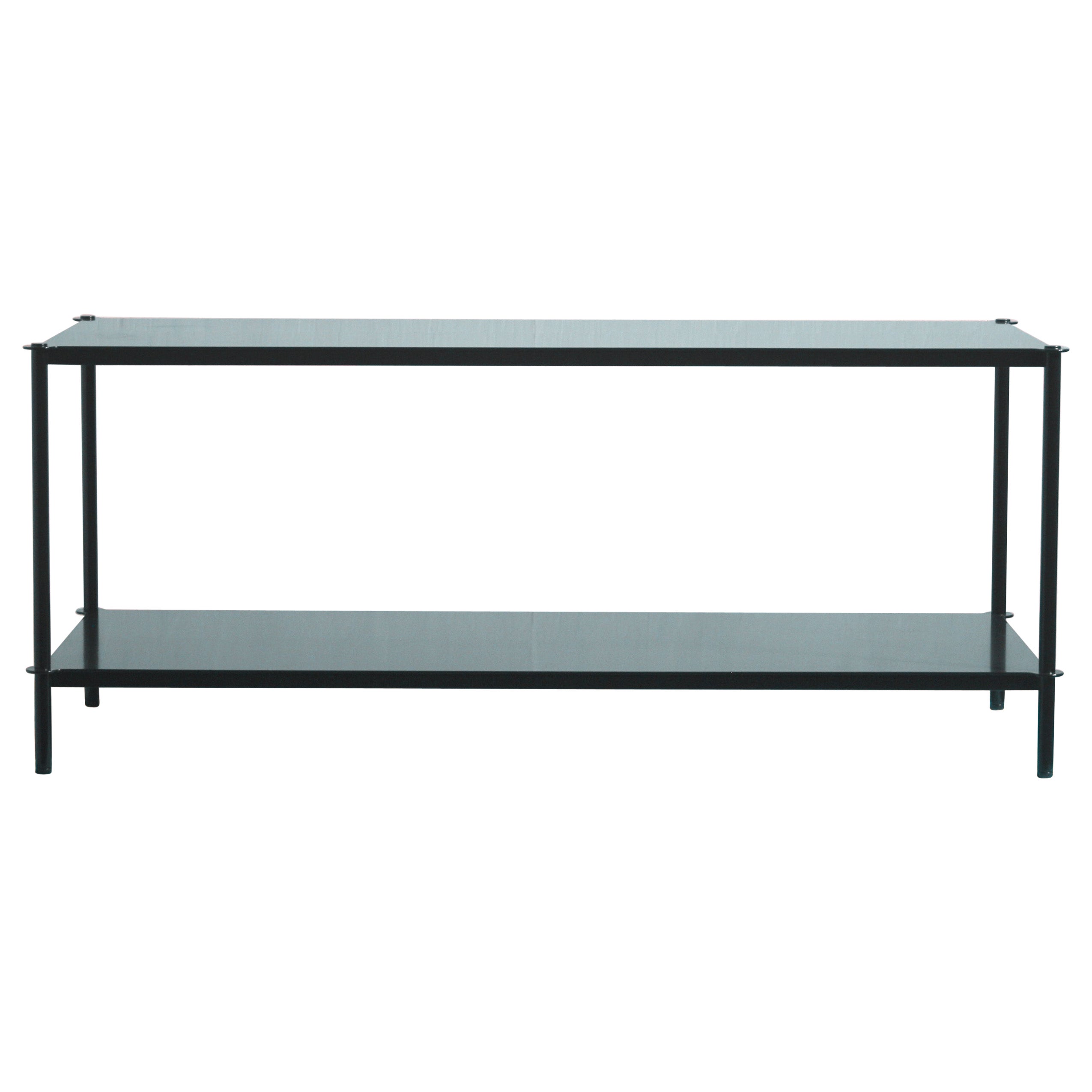 Mezzo (48") Regale aus pulverbeschichtetem ozeanblauem Metall von Laylo Studio