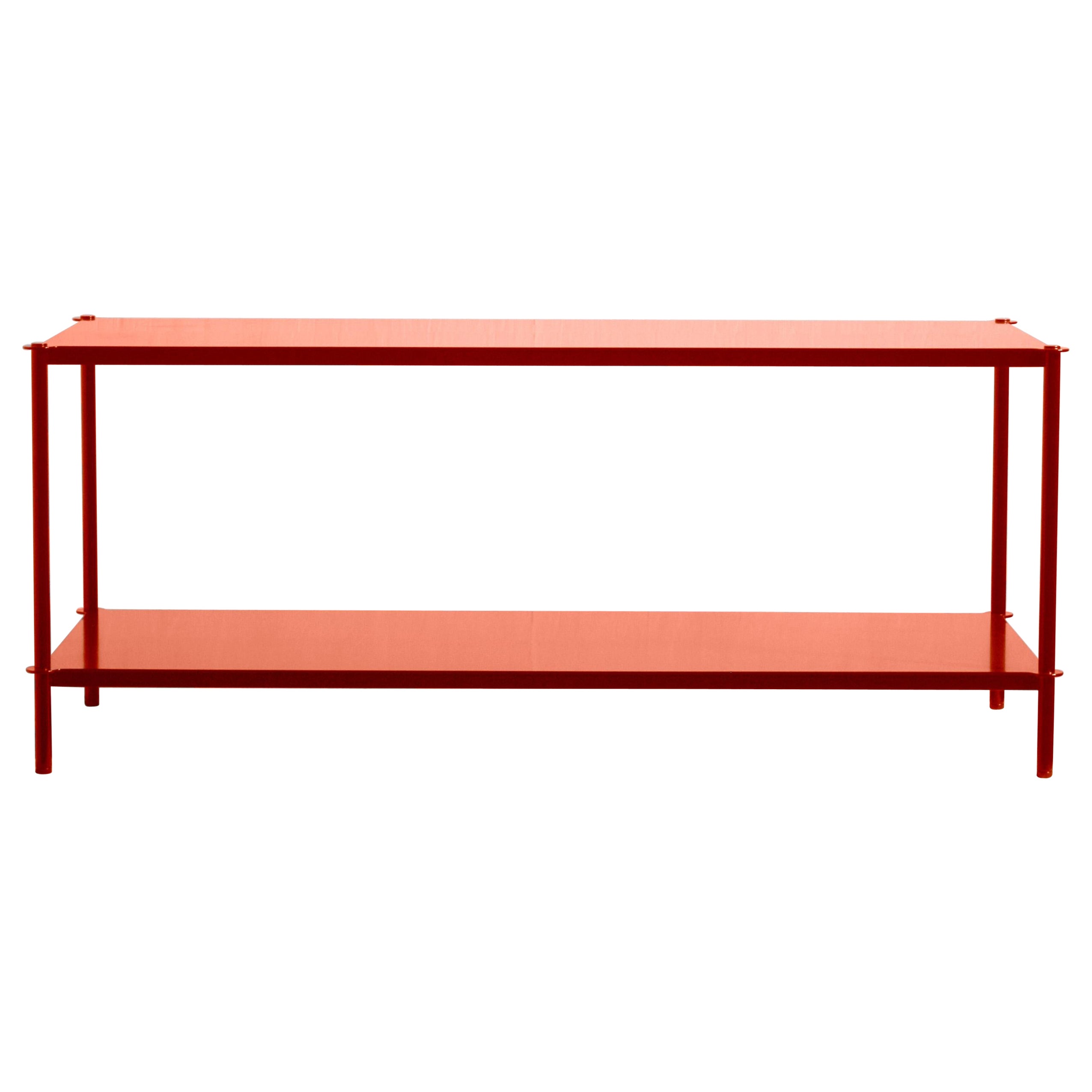 Mezzo (48") Regale aus pulverbeschichtetem Lachsmetall von Laylo Studio