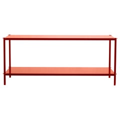Scaffale Mezzo (48") in metallo verniciato a polvere color salmone di Laylo Studio
