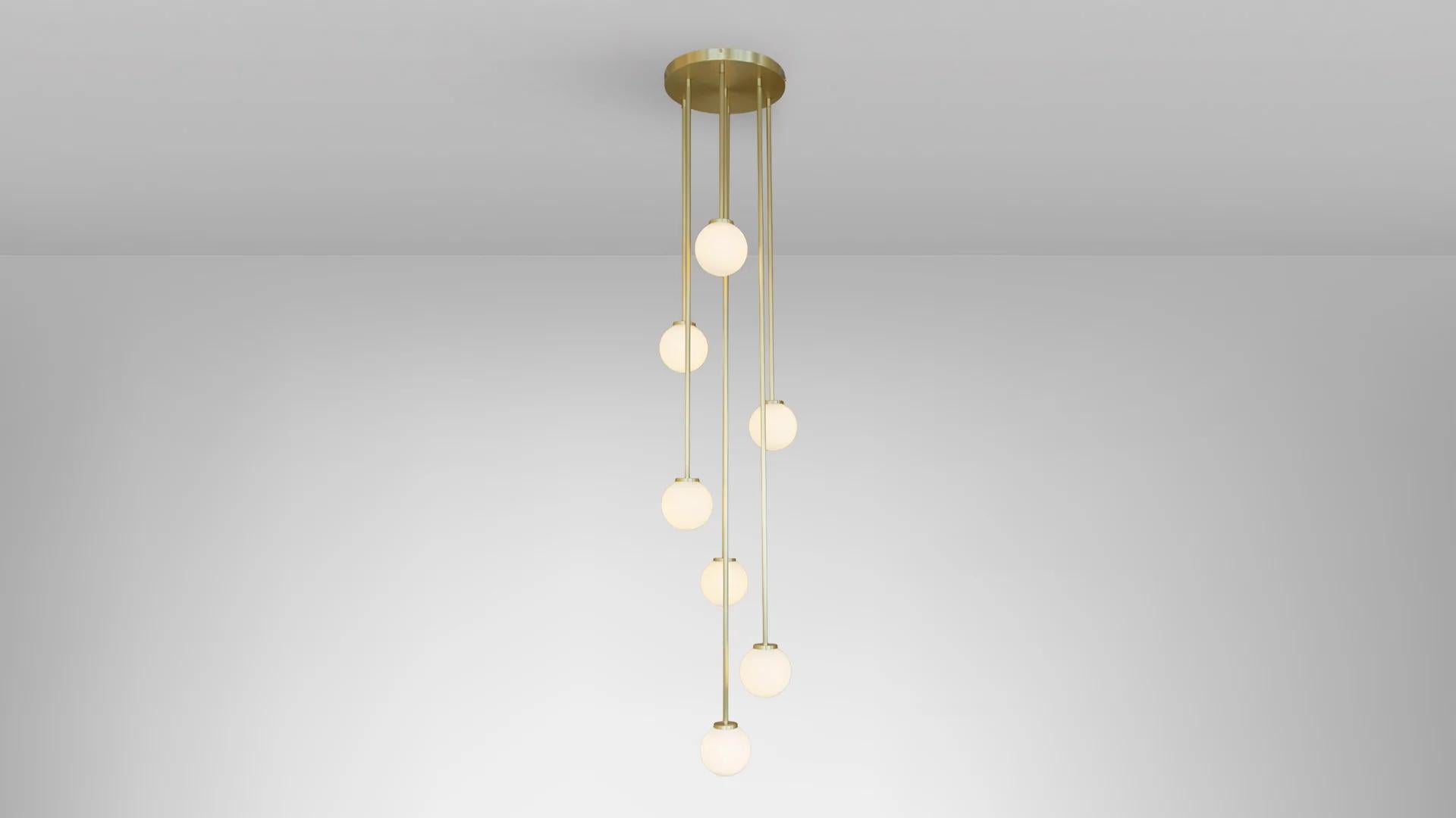 British Mezzo Cluster Round by Cto Lighting For Sale