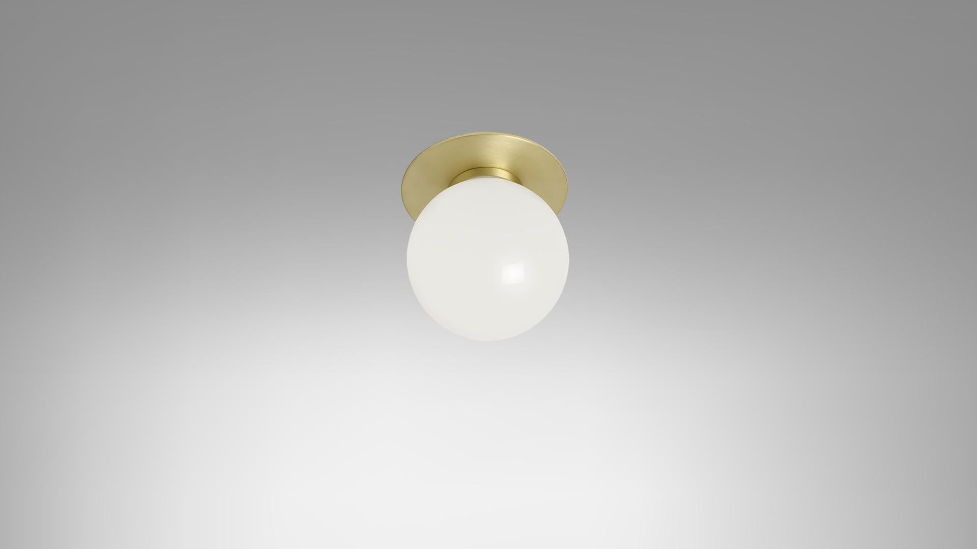 Modern Mezzo Small Flush Lamp by CTO Lighting