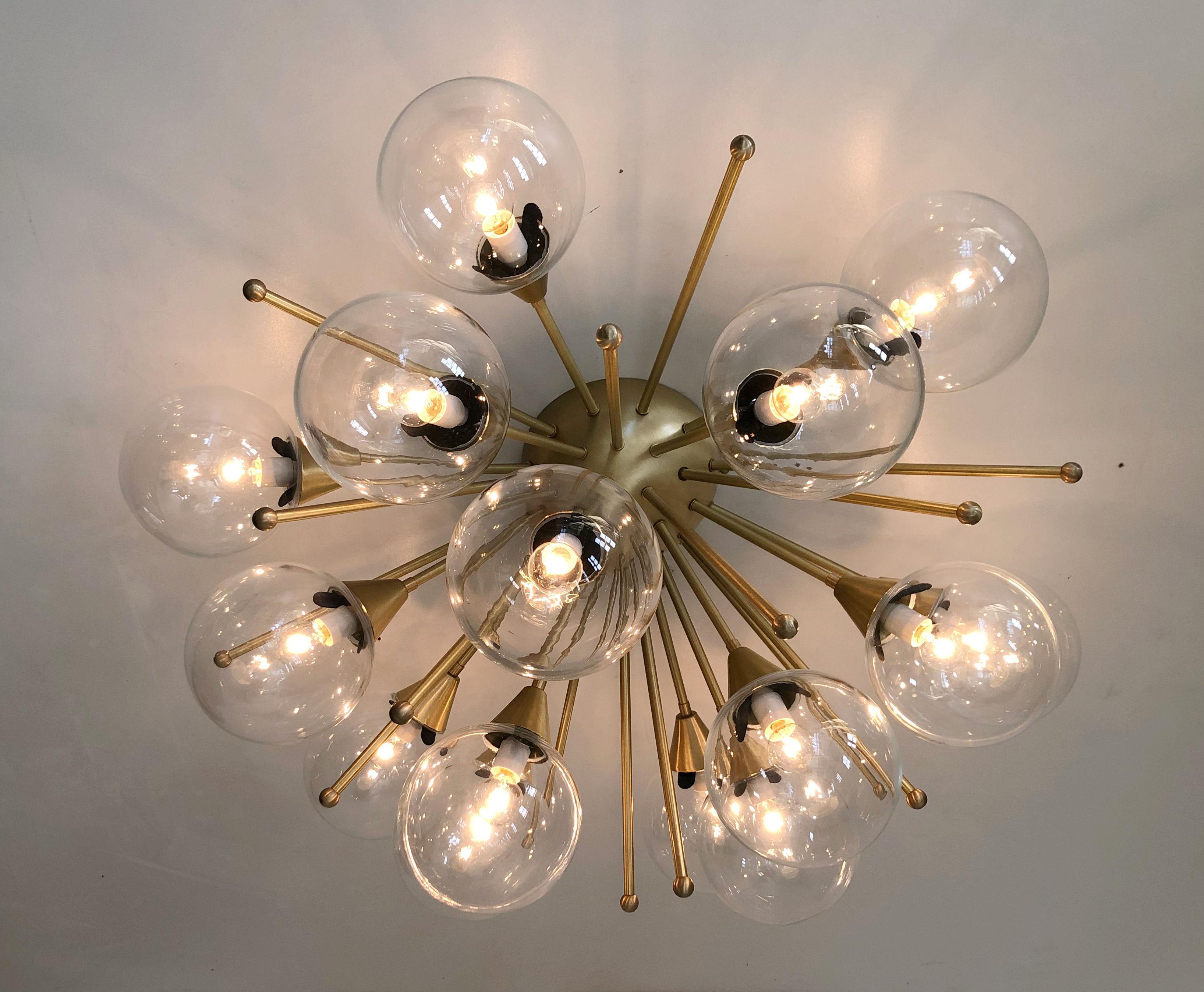 Mezzo Flush Mount by Fabio Ltd In New Condition For Sale In Los Angeles, CA