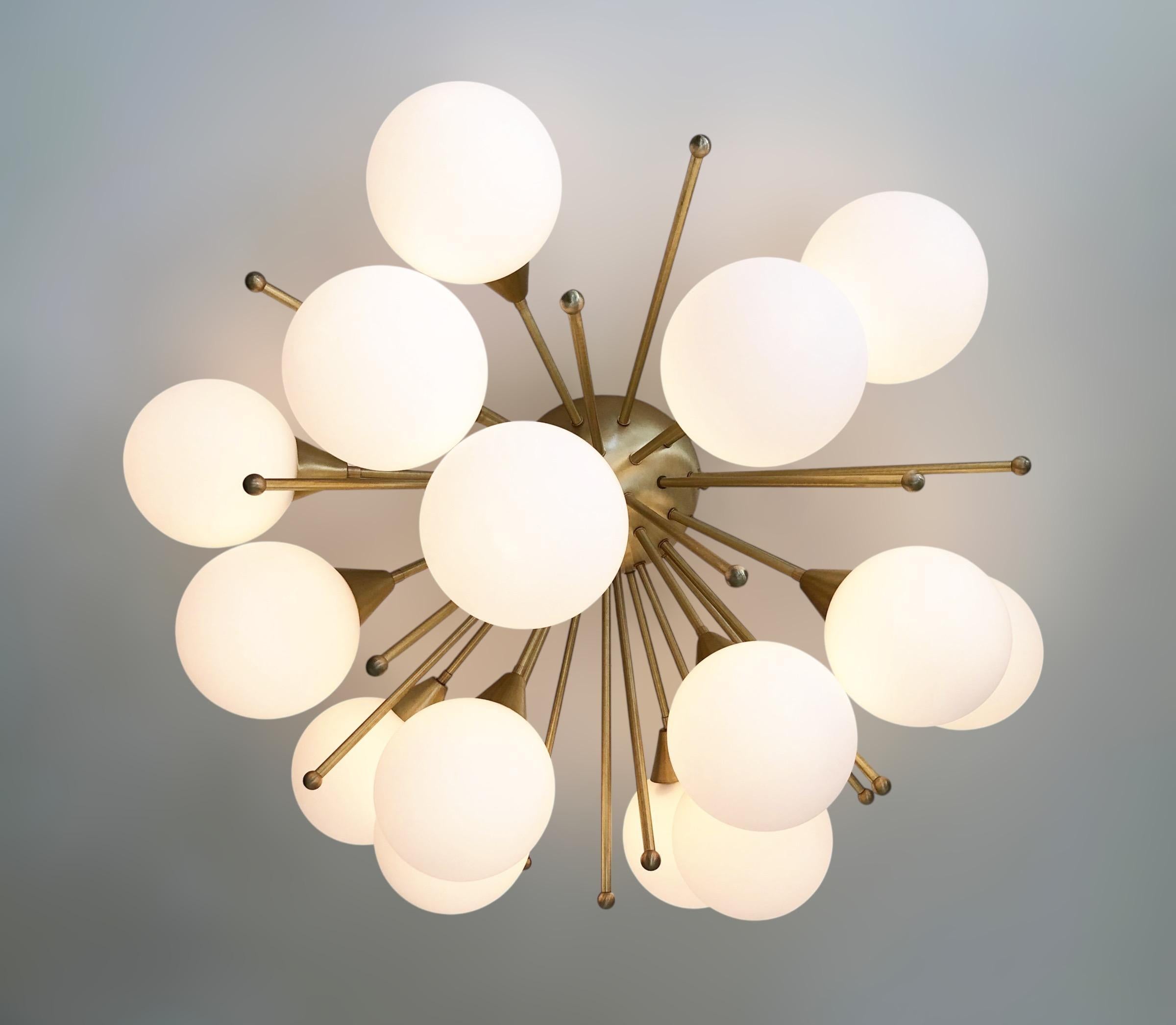 Mezzo Flush Mount by Fabio Ltd In New Condition For Sale In Los Angeles, CA