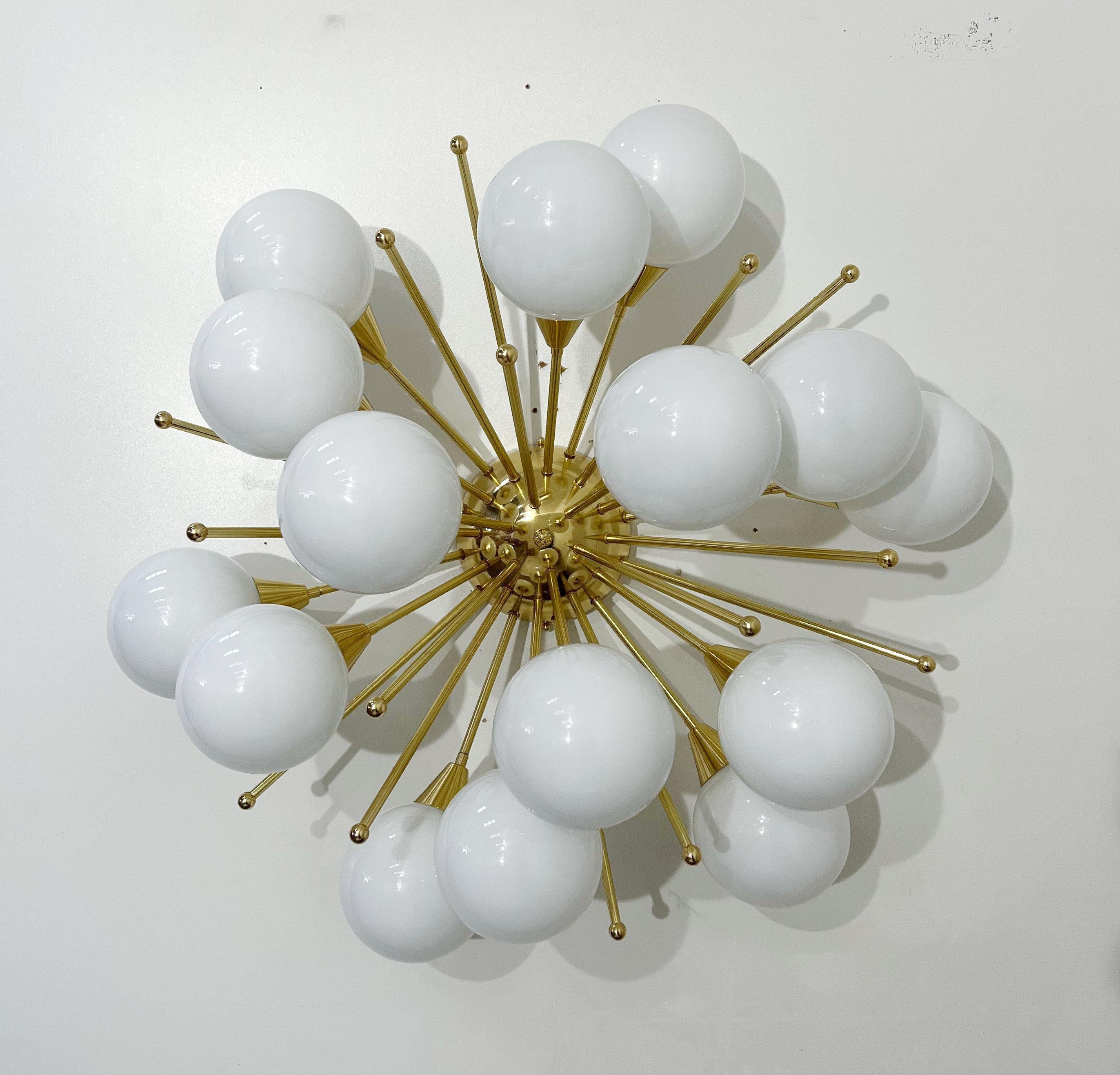 Mezzo Flush Mount by Fabio Ltd In New Condition For Sale In Los Angeles, CA