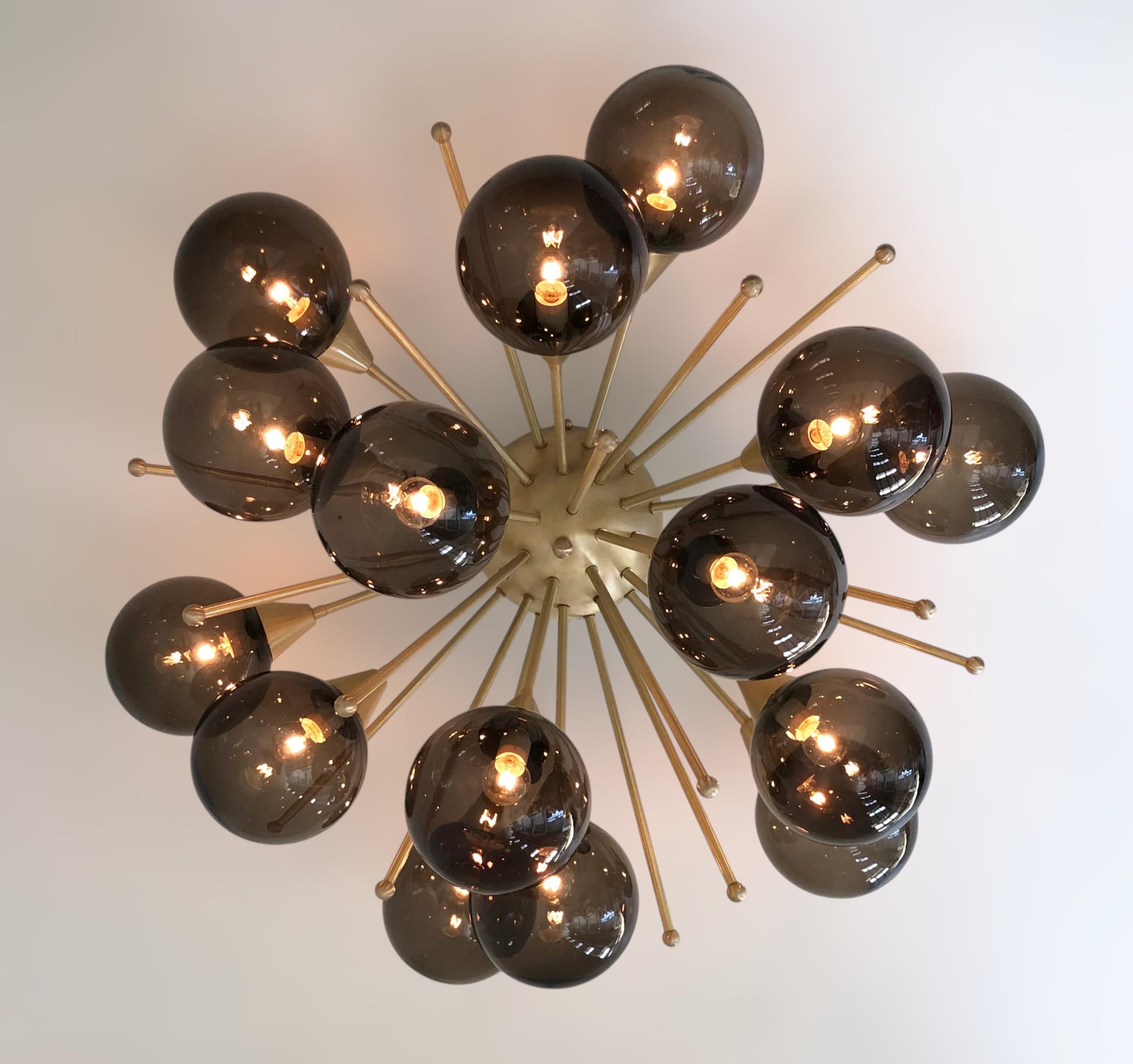 Verre brun MEZZO Flush Mountains by Fabio Ltd en vente