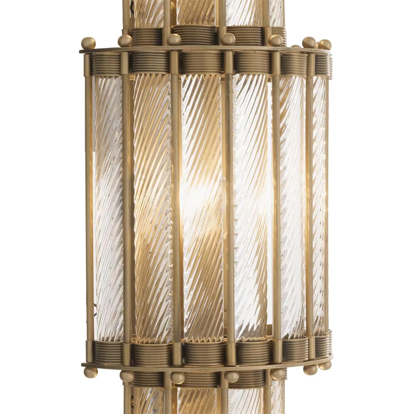 Fait main Lampe murale haute Mezzo en vente