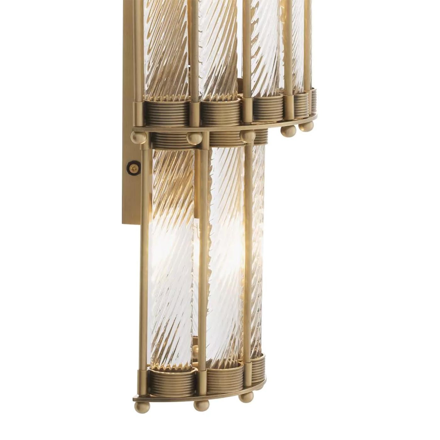 Contemporary Mezzo High Wall Lamp For Sale