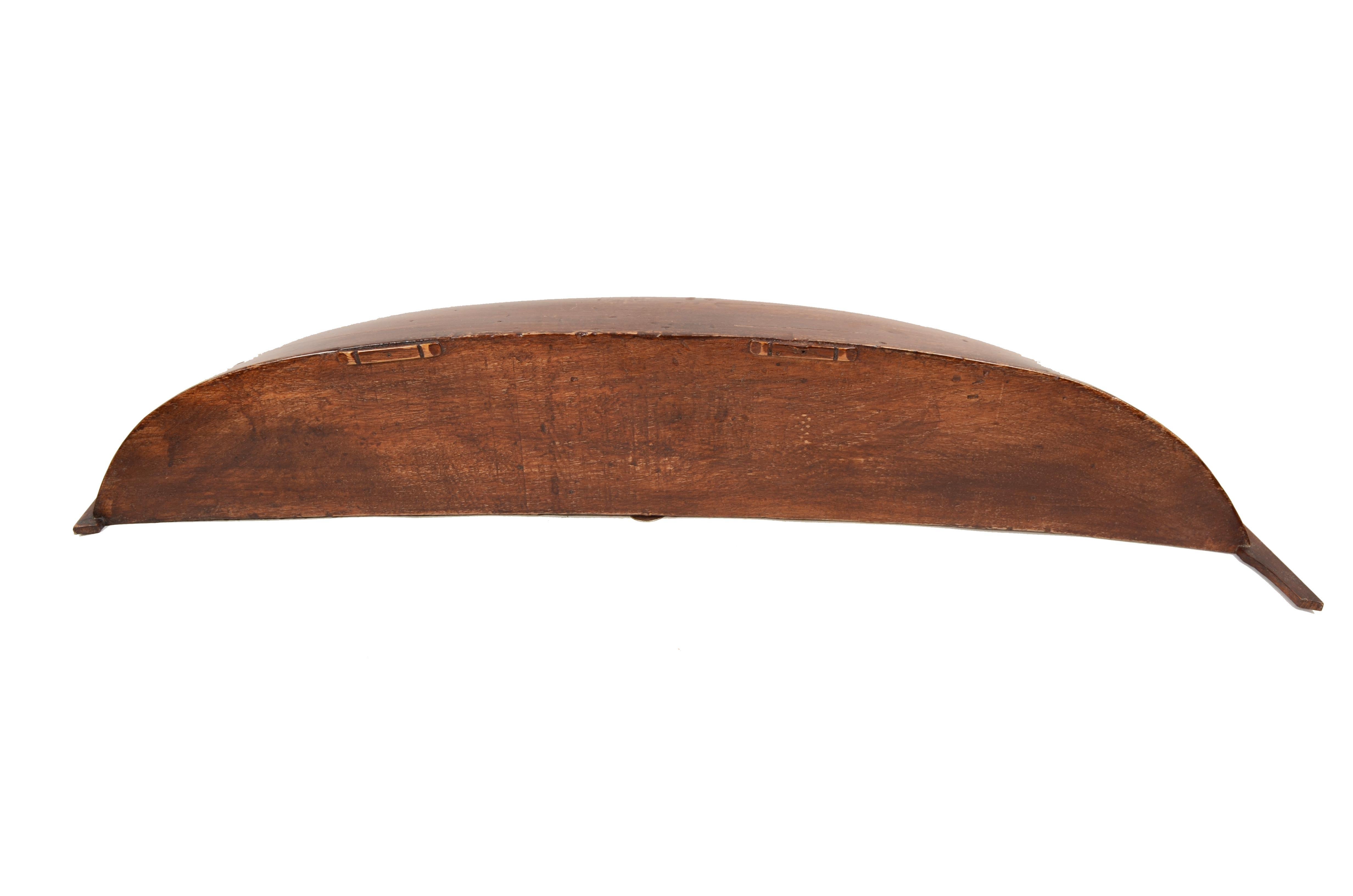 1940s half hull of a British schooner  oak wood.  For Sale 1