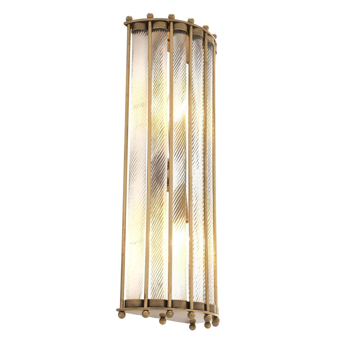 Indian Mezzo Single Wall Lamp For Sale