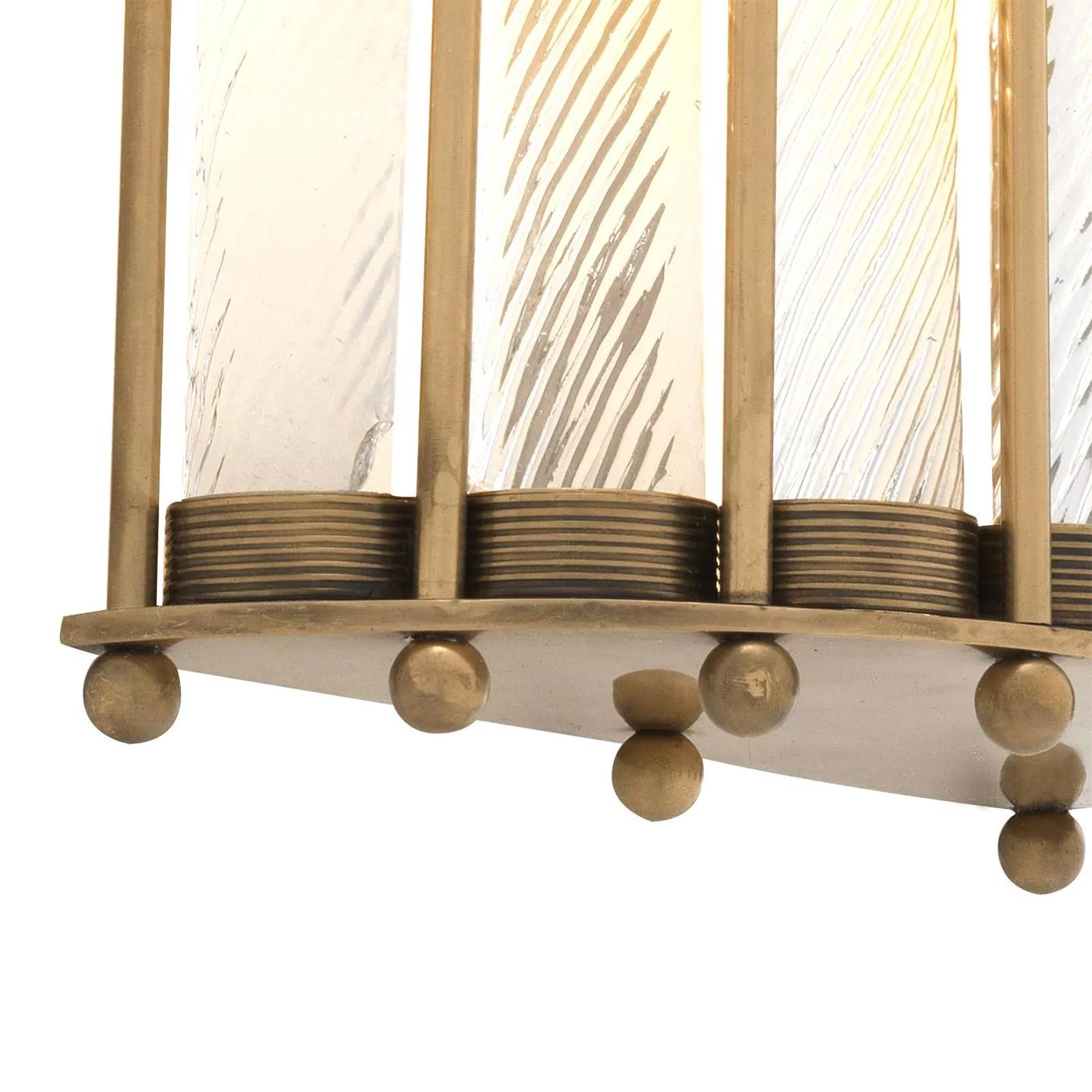 Brass Mezzo Single Wall Lamp For Sale