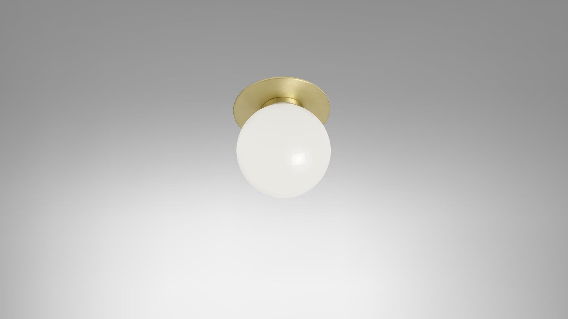 Modern Mezzo Small Flush Lamp by CTO Lighting For Sale