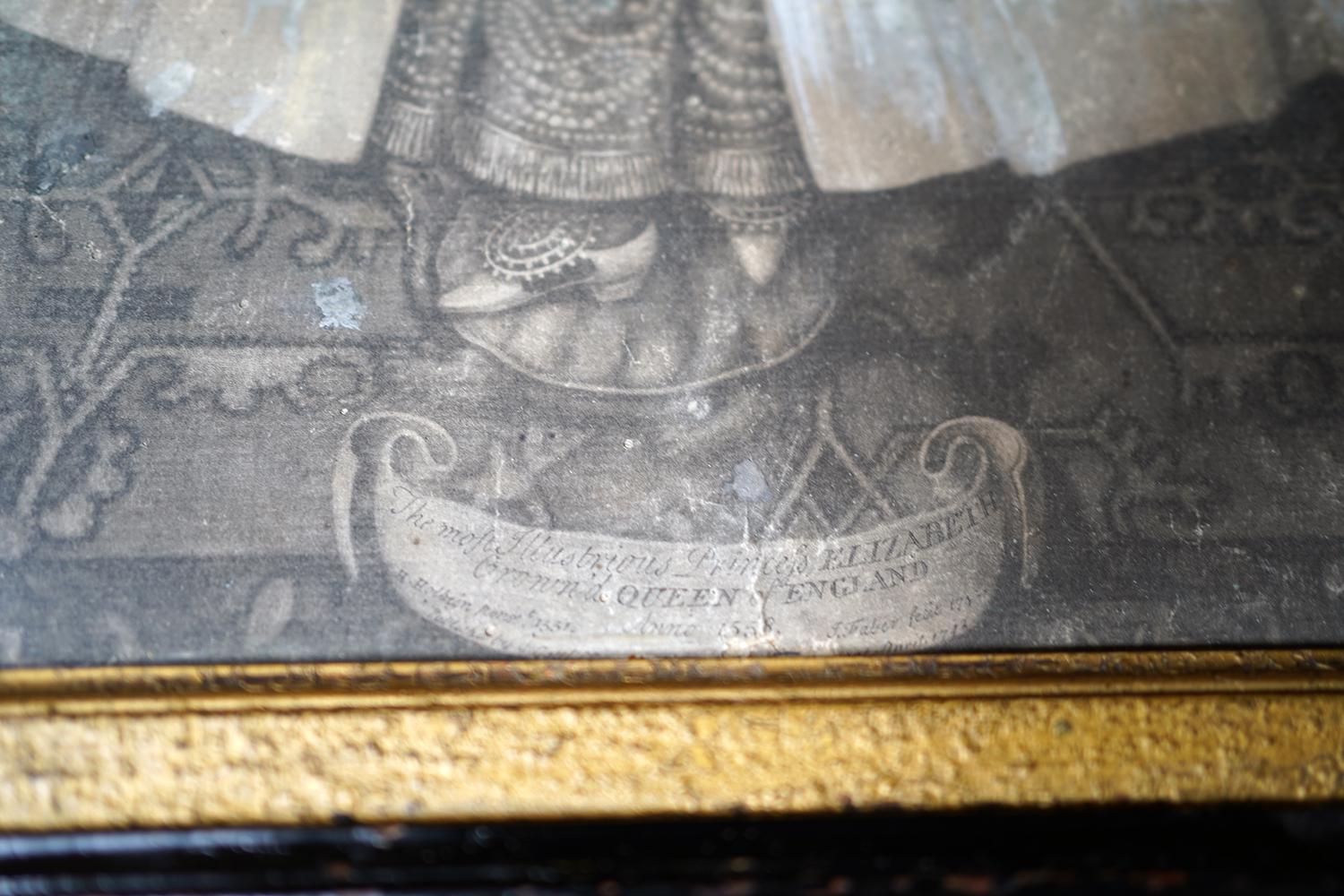Engraved Mezzotint by John Faber Jr, The Most Illustrious Princess Elizabeth I, 1742