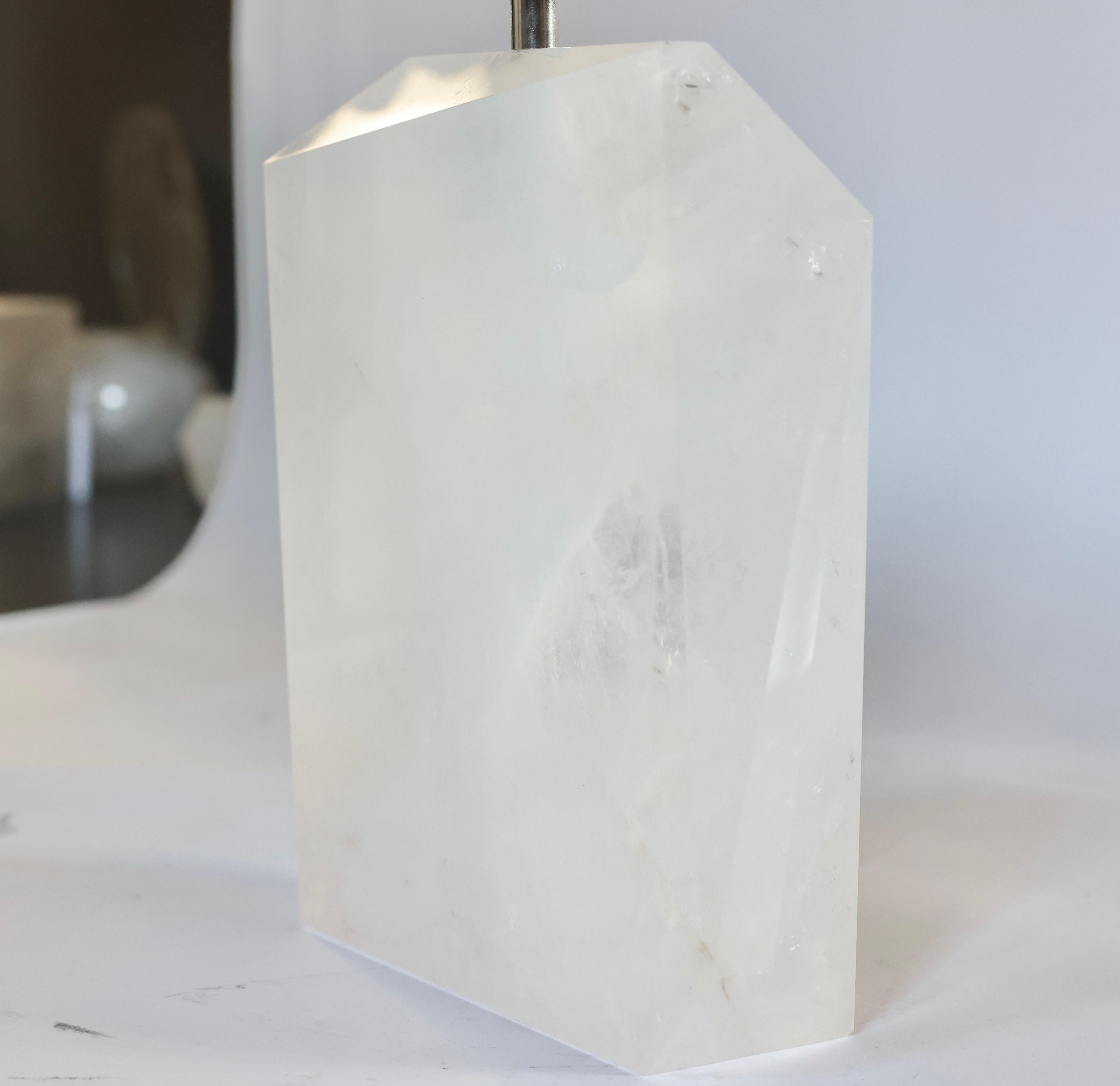 Lampes en cristal de roche MFB par Phoenix  Neuf - En vente à New York, NY