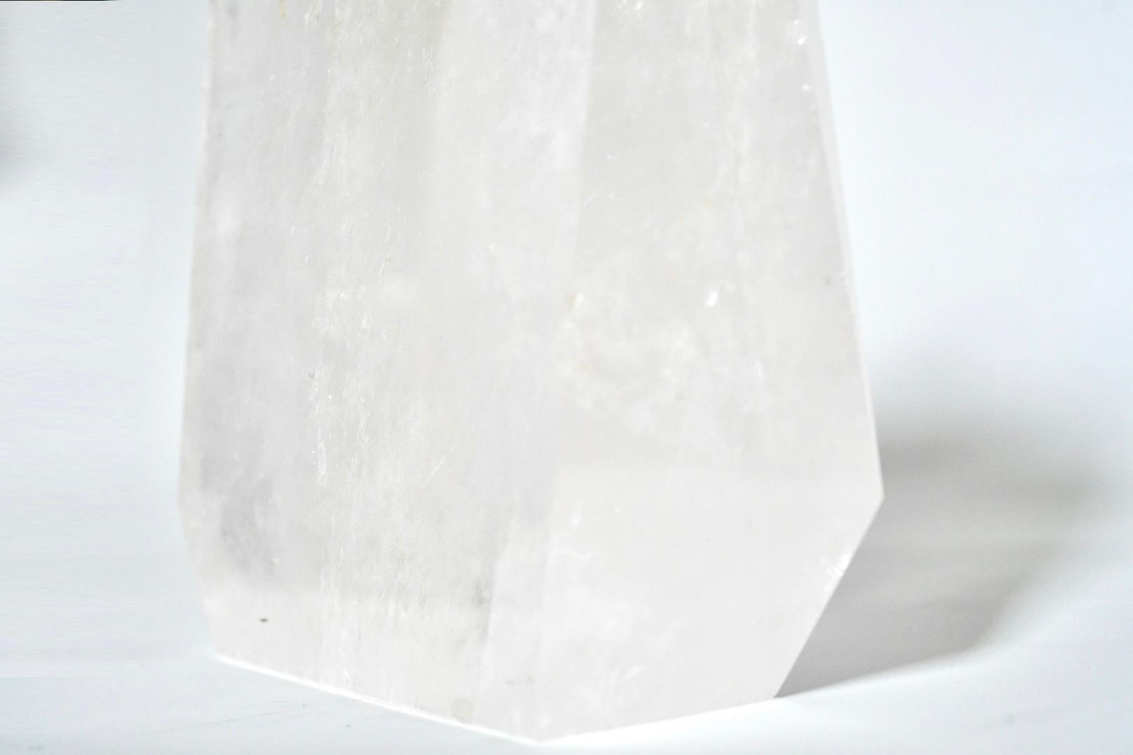 XXIe siècle et contemporain Lampes en cristal de roche MFB par Phoenix en vente