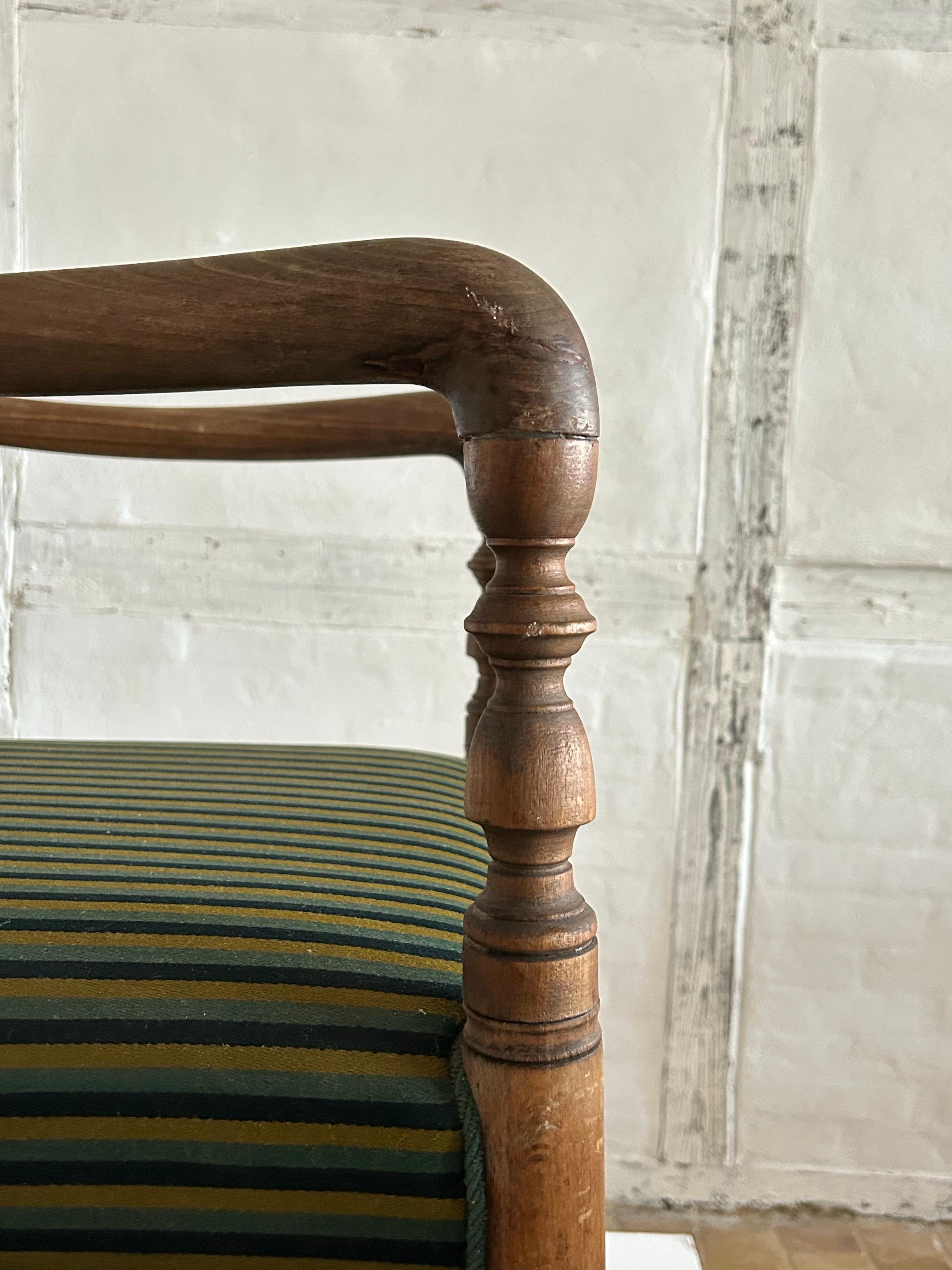 Hand-Crafted M.G. Bindesbøll (1800–1856): Rare Pair of Armchairs, Denmark, circa 1840 For Sale
