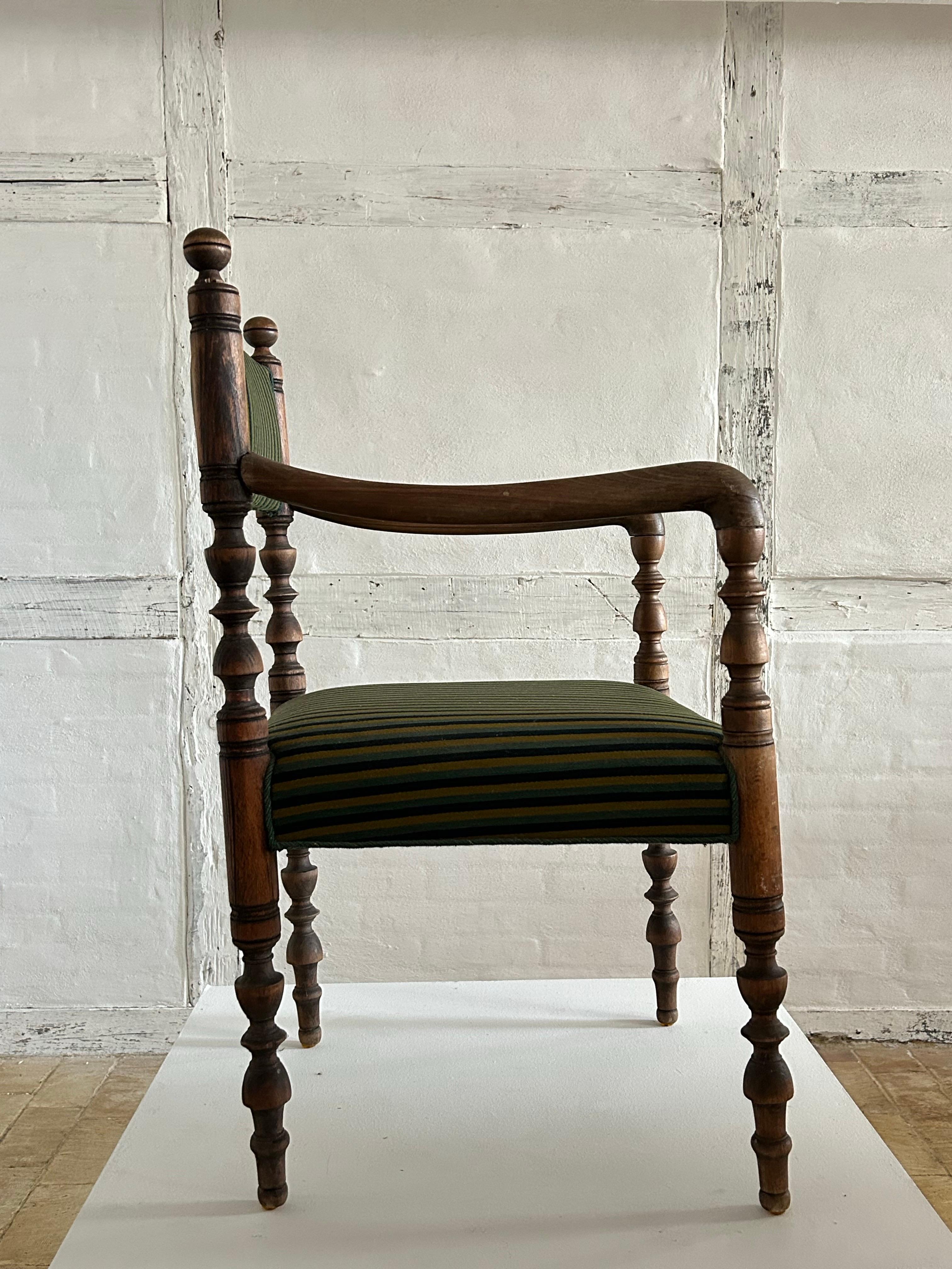 Mid-19th Century M.G. Bindesbøll (1800–1856): Rare Pair of Armchairs, Denmark, circa 1840 For Sale