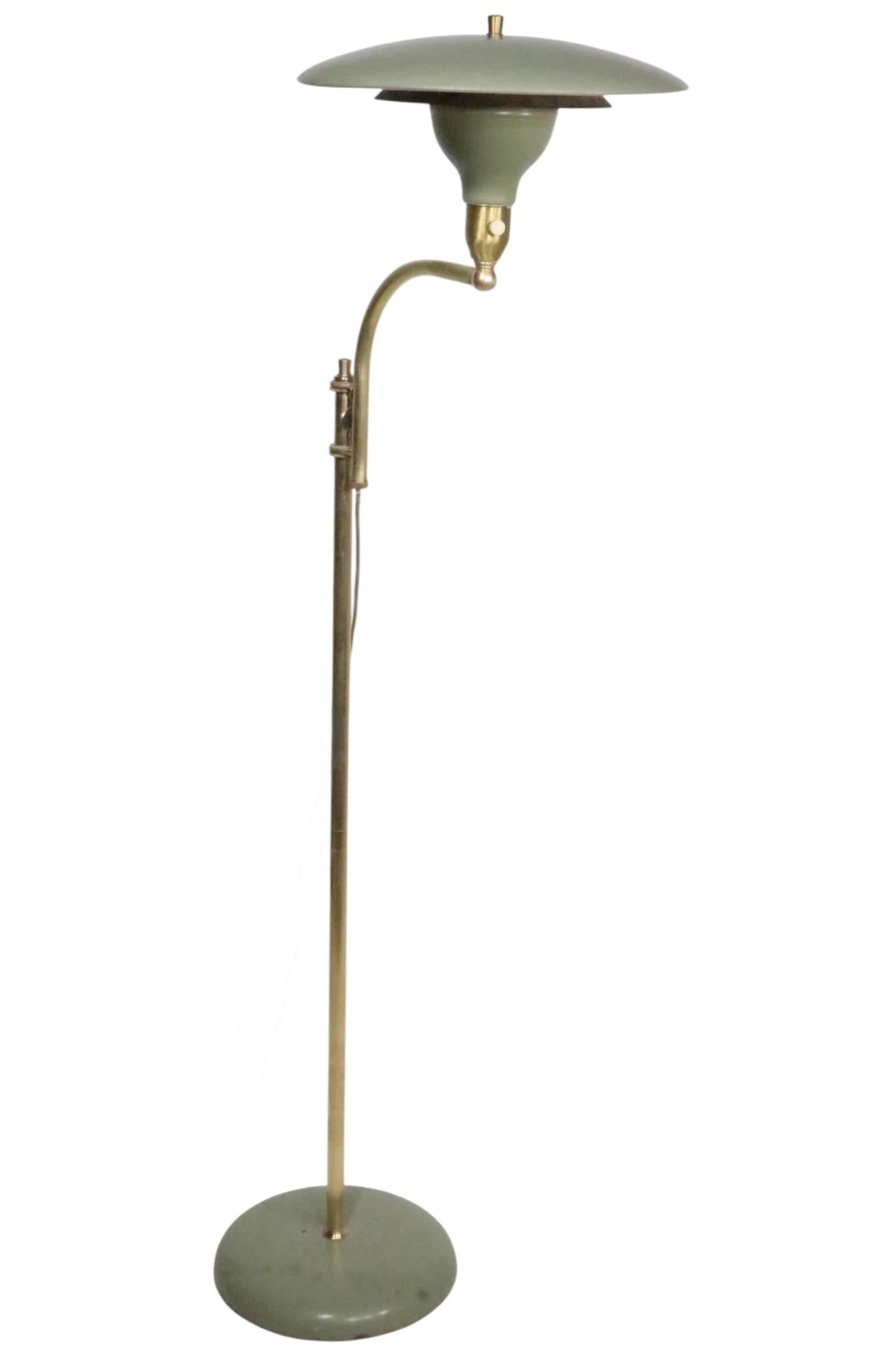 M.G. Lampada da terra Wheeler Sight Light in vendita 4