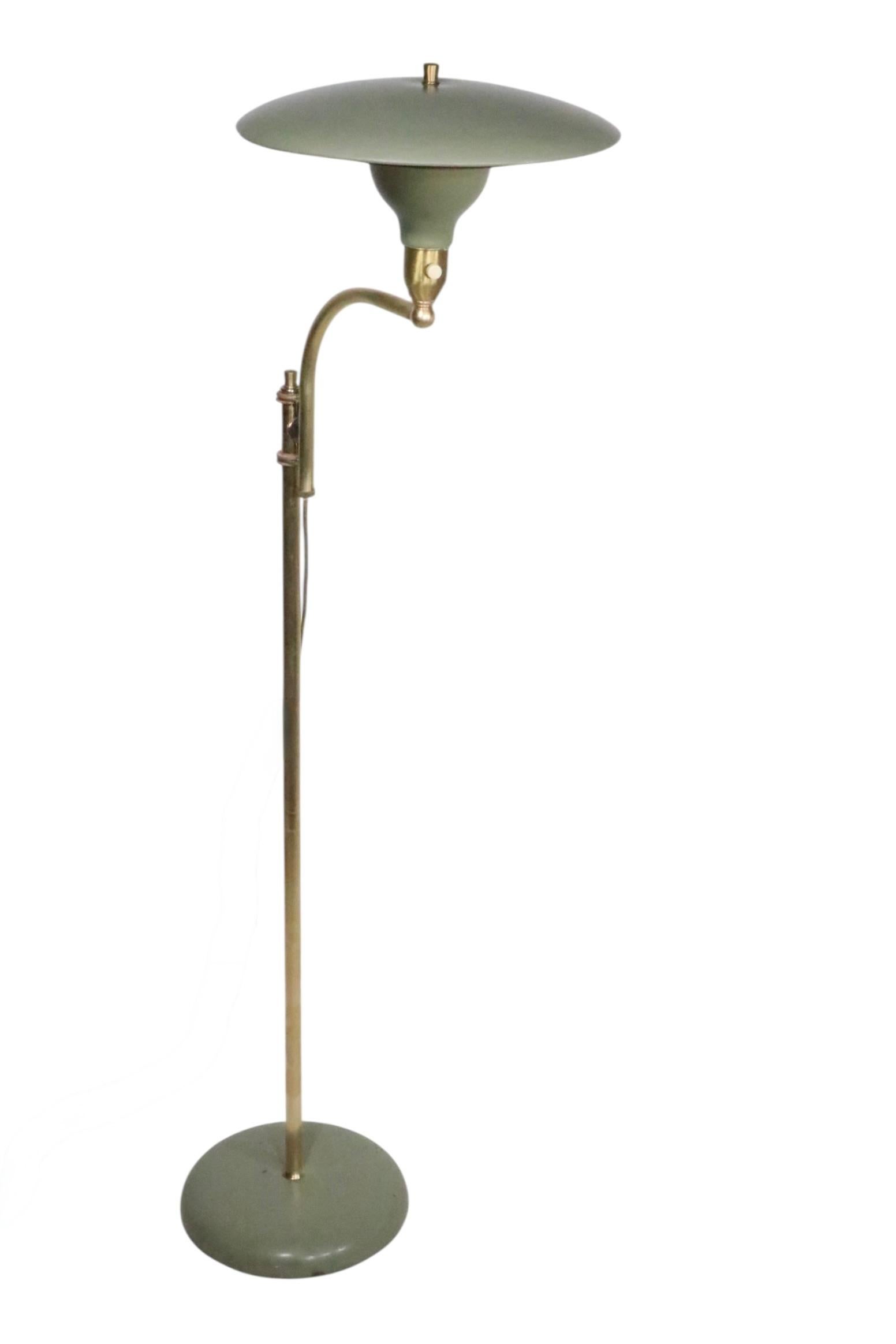 M.G. Lampada da terra Wheeler Sight Light in vendita 5