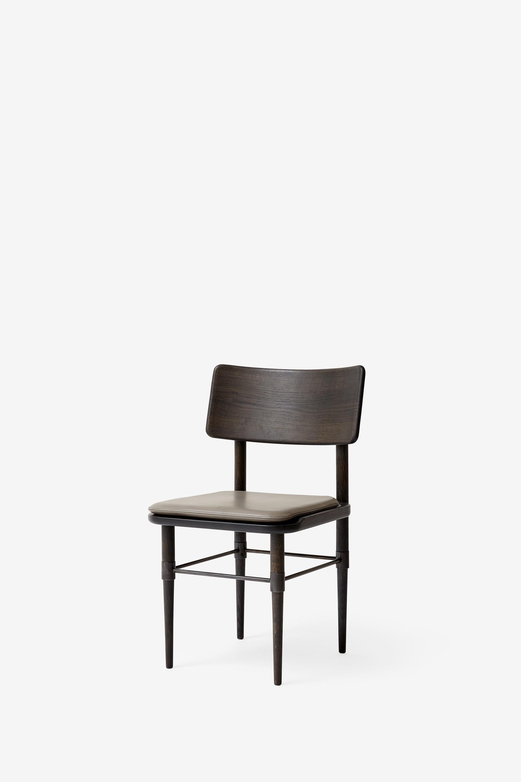 MG101 Dining chair in dark oak by Malte Gormsen Design by Space Copenhagen For Sale 3