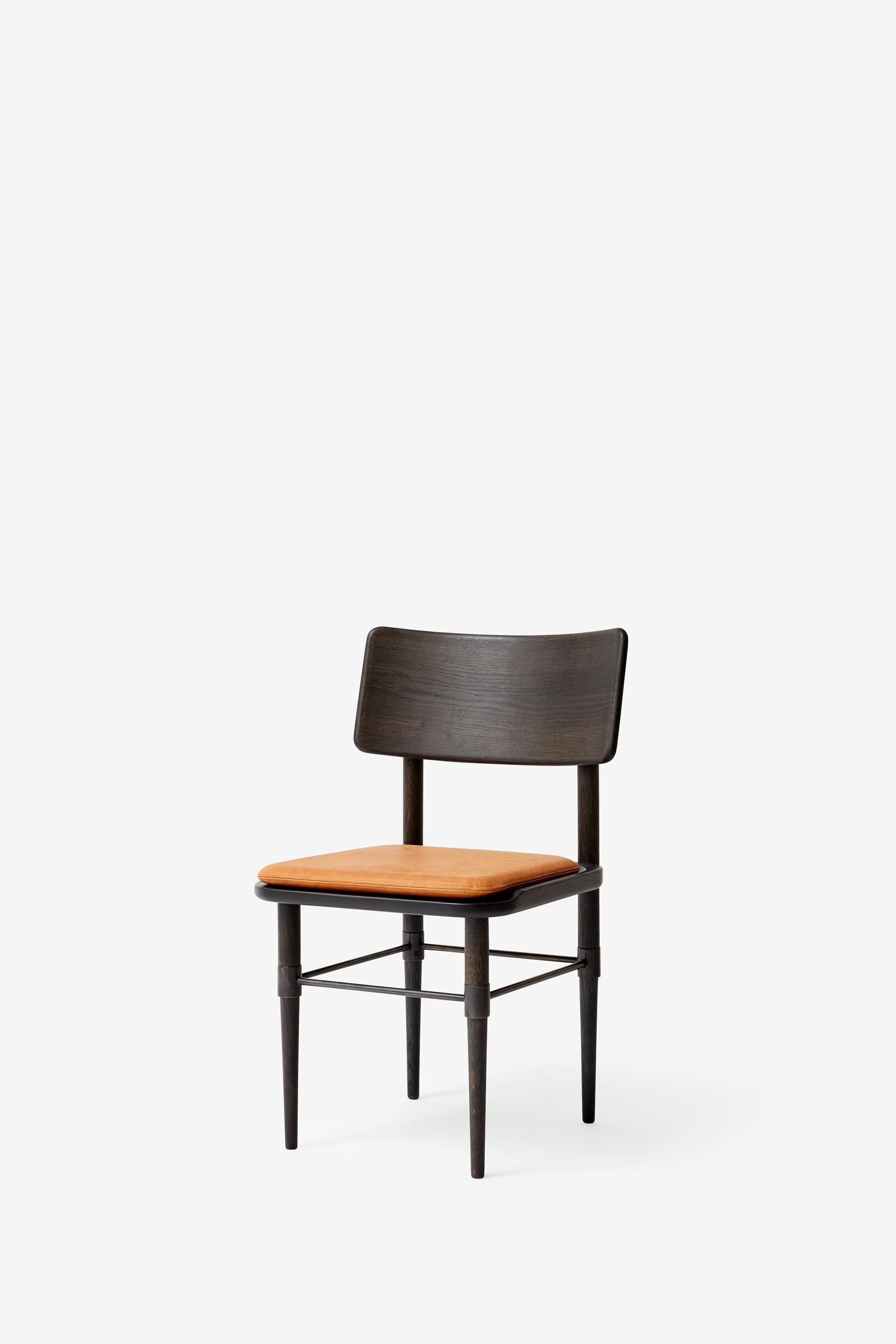 MG101 Dining chair in dark oak by Malte Gormsen Design by Space Copenhagen For Sale 4